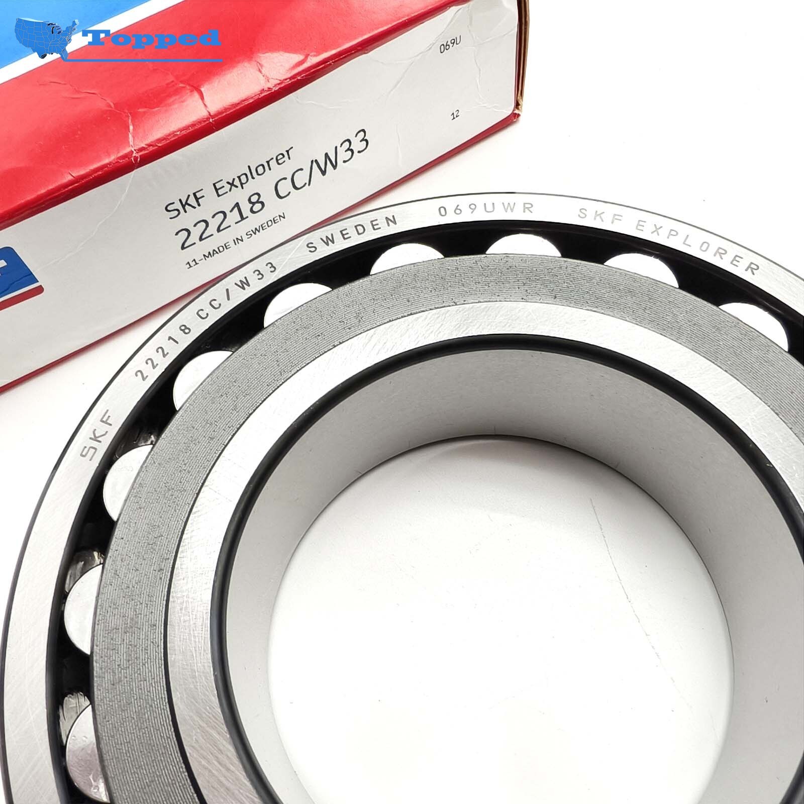 1pcs New Spherical Roller Bearings for SKF 22218 CC/W33 90x160x40mm