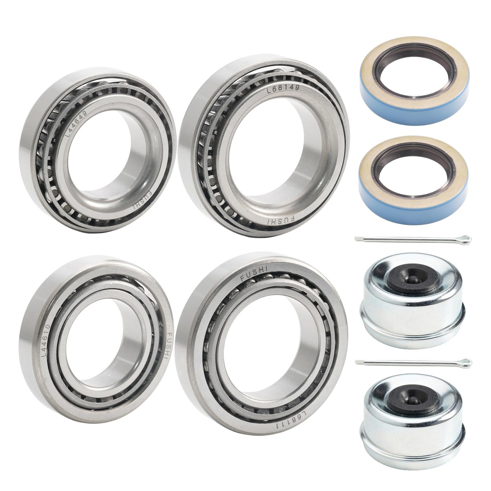 2 Set Fits for 1-3/8” 1-1/16” Axles Trailer Wheel Hub Bearings Kit, L44649/…