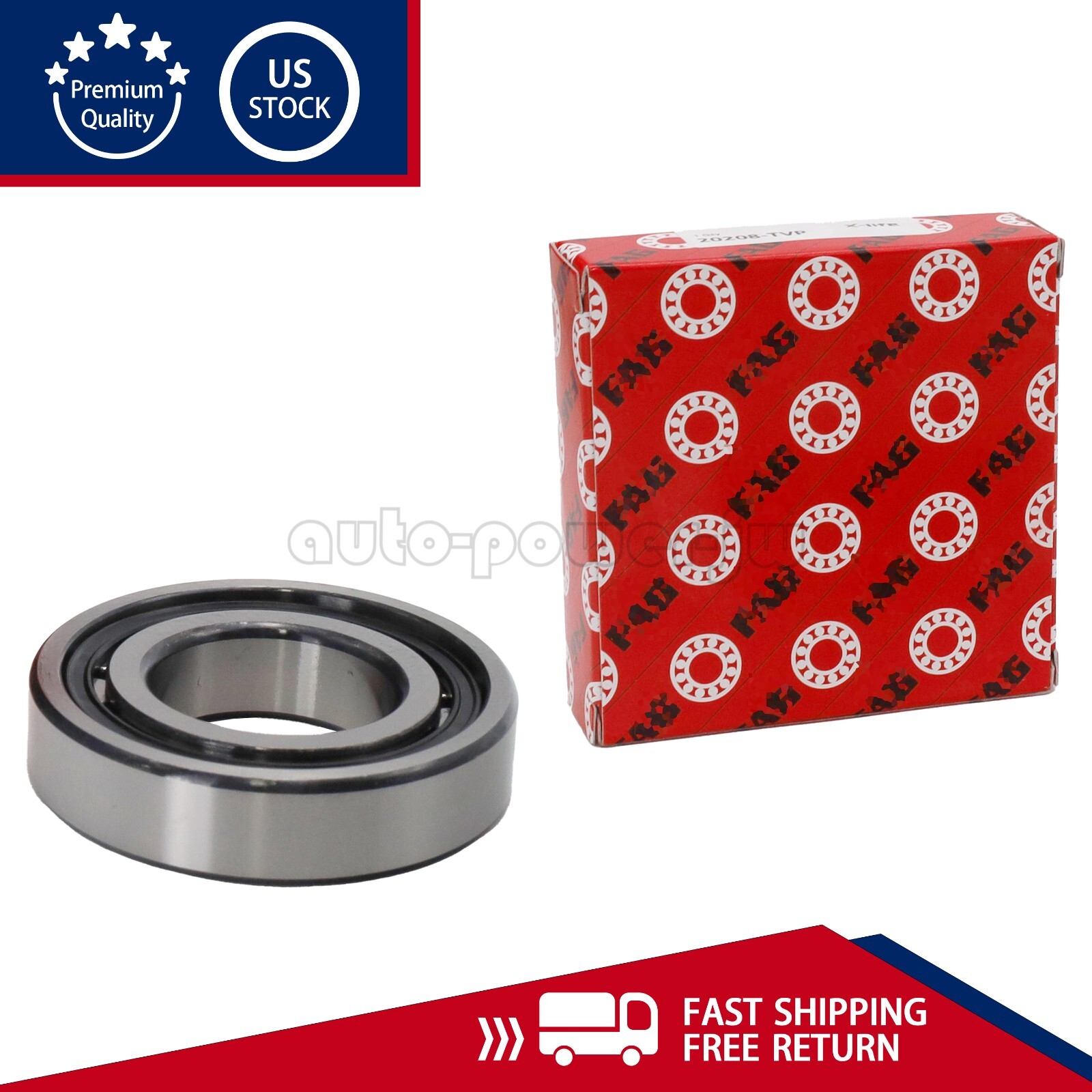 ⭐NEW Fits For FAG 20208 TVP Barrel Roller Bearing 40x80x18mm US
