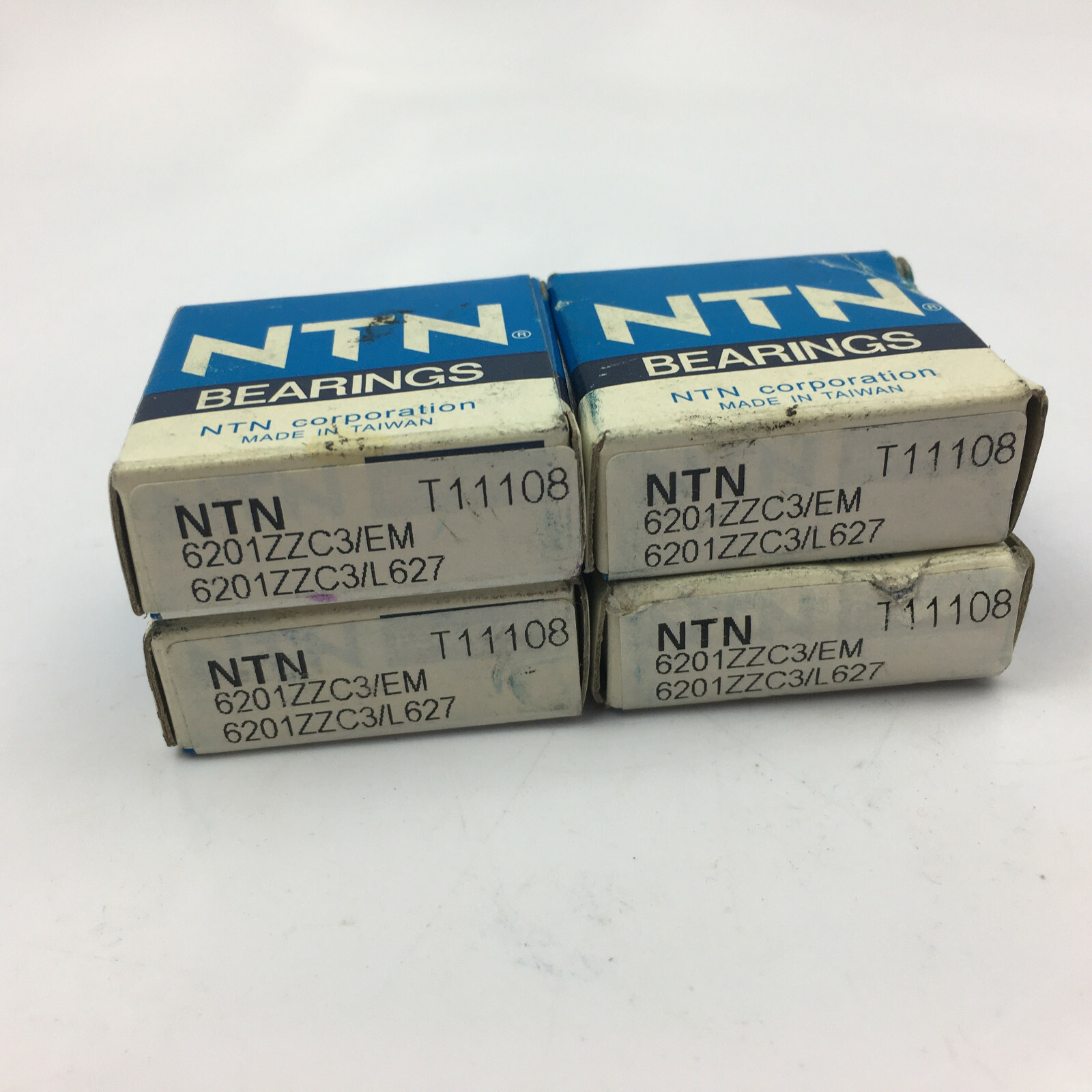 NEW NTN 6201ZZC3/EM Double Shield Deep Groove Radial Ball Bearing