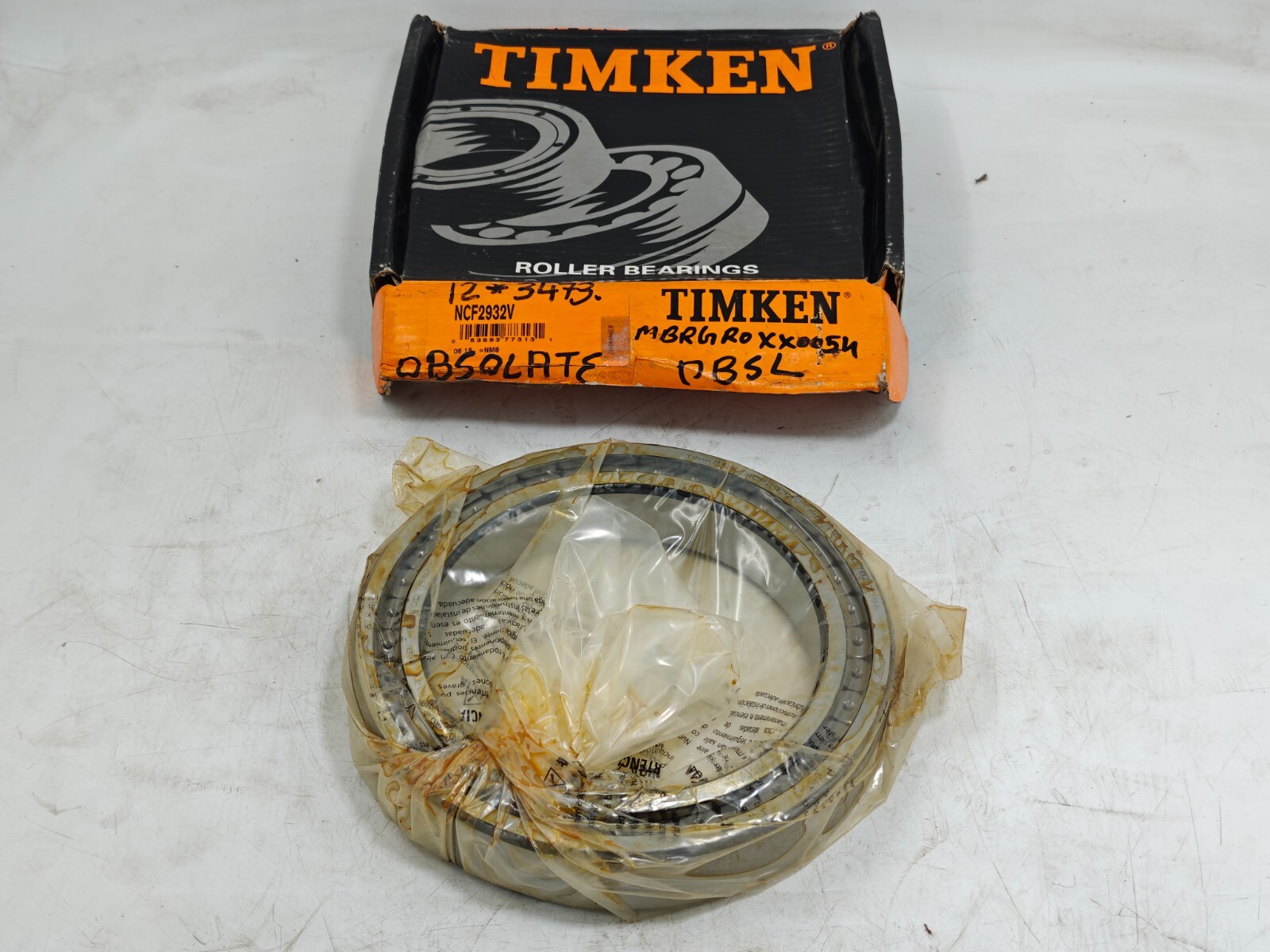 NCF2932V Timken Cylindrical Roller Radial Bearing – Full Complement 160x220x36mm