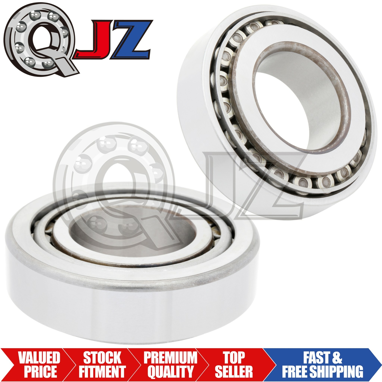 [2-Pack] 25580-25521 Tapered Roller Bearing Set 1.771″ x 3.27″ x 1.0″ (IDxODxW)