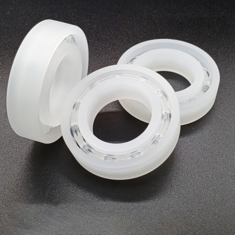 Deep Groove Ball Bearings PP Plastic Bearing Glass Ball Nylon Cage Insulation