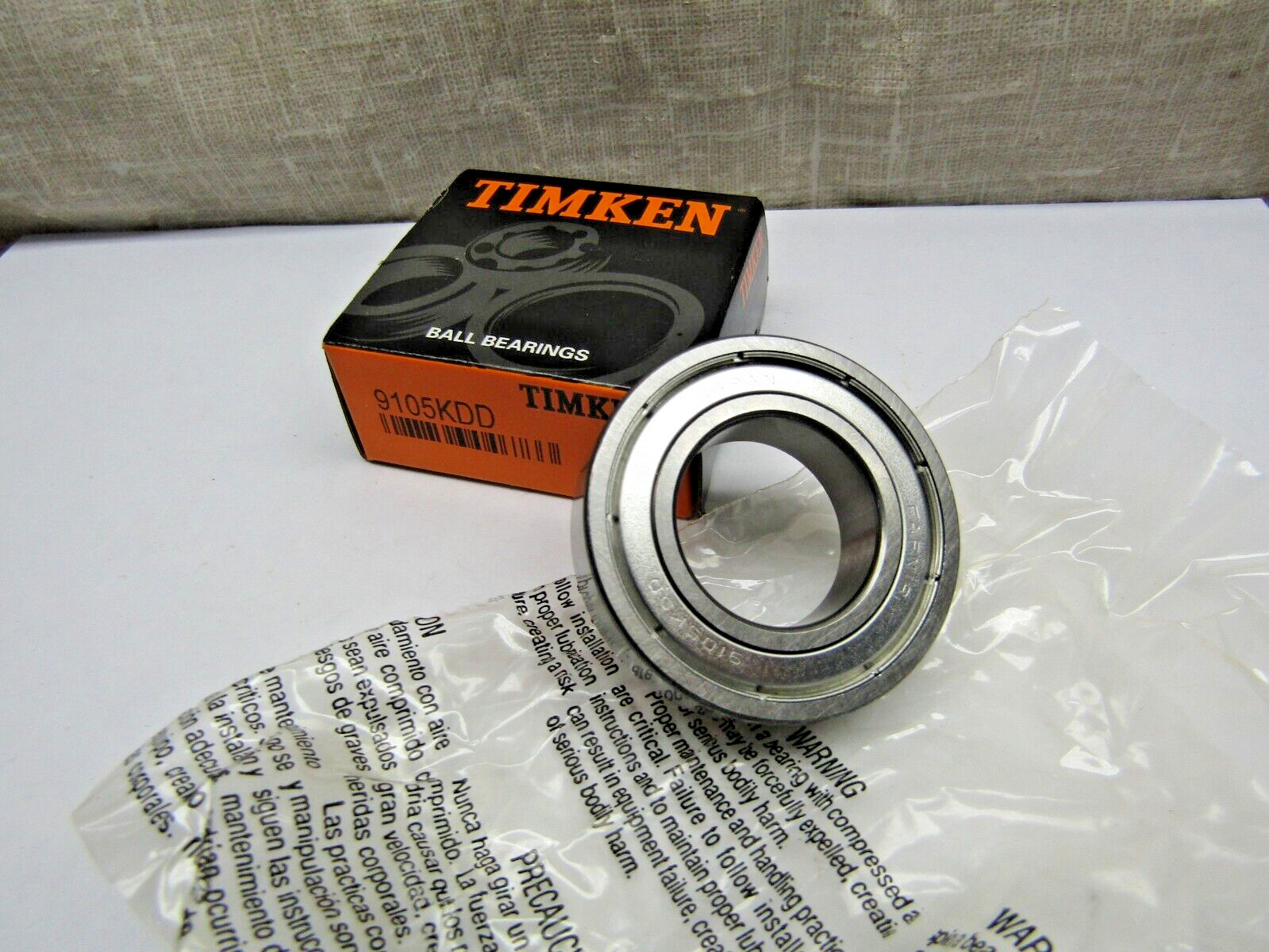 Timken 9105KDD 25mm X 47mm X 12mm Metal Shielded Bearing