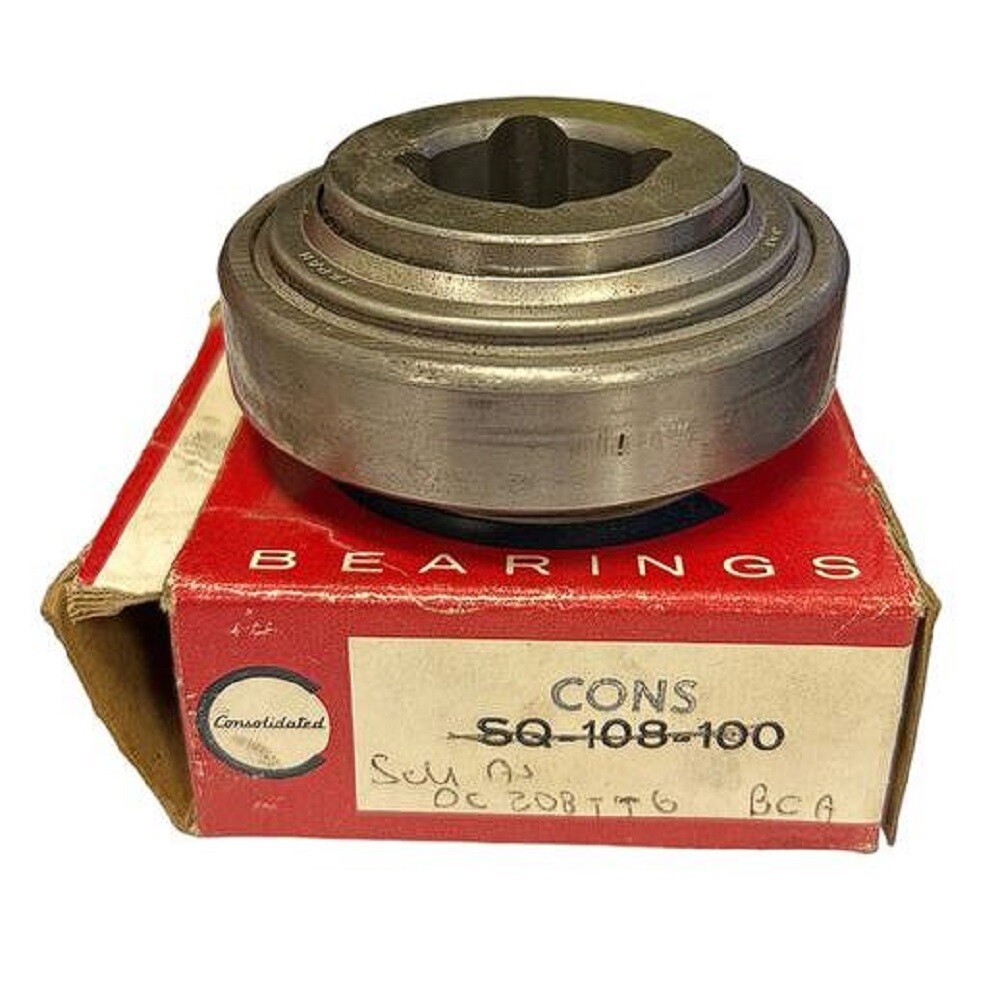 BCA 208TT6 1″ x 1.438″ x 0.709″ Square Bore Bearing with Flat Outer Race