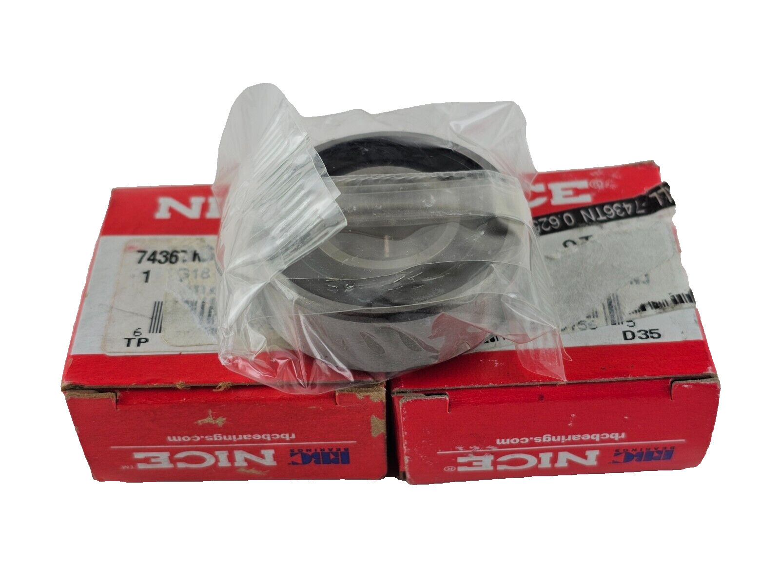 SEALED Nice RBC Bearings 7436TNTG18 Radial Ball Bearing, 5/8×1-1/4×1/2 Lot of 2
