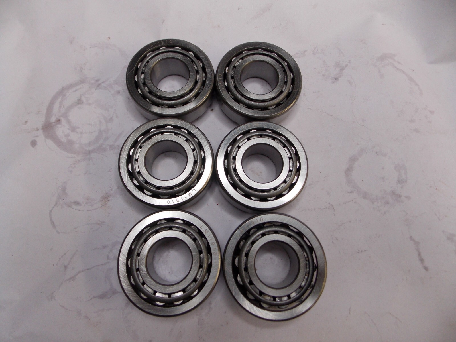 (6 SETS) LM11949 & LM11910 3/4″ TAPERED ROLLER BEARINGS SHIPS SAME DAY