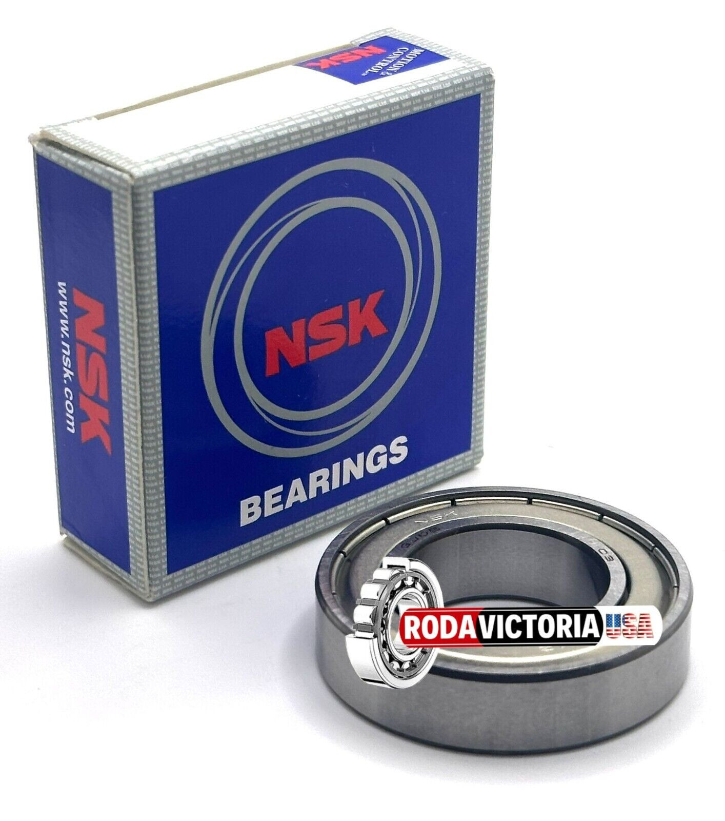 NSK 6904 ZZ DEEP GROOVE BALL BEARING, METAL SHIELDED 20x37x9mm
