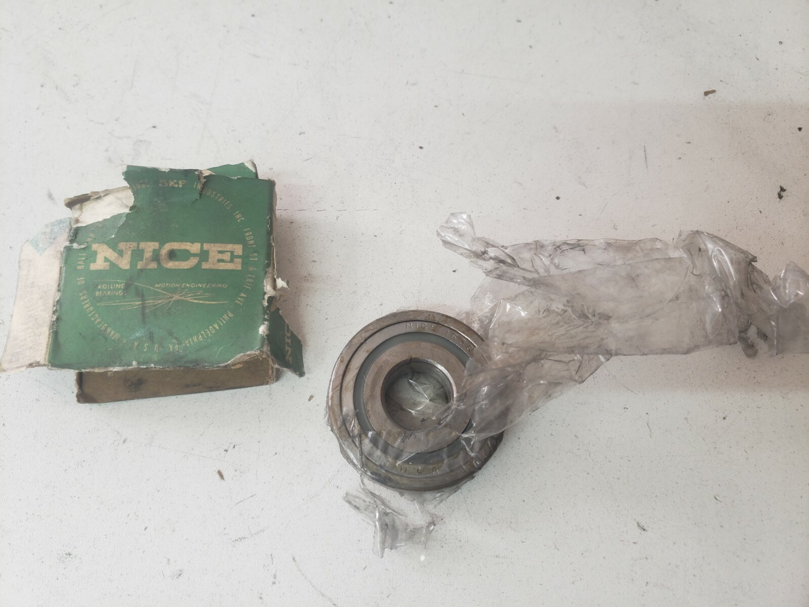 NOS Nice 1638DC Ball Bearing