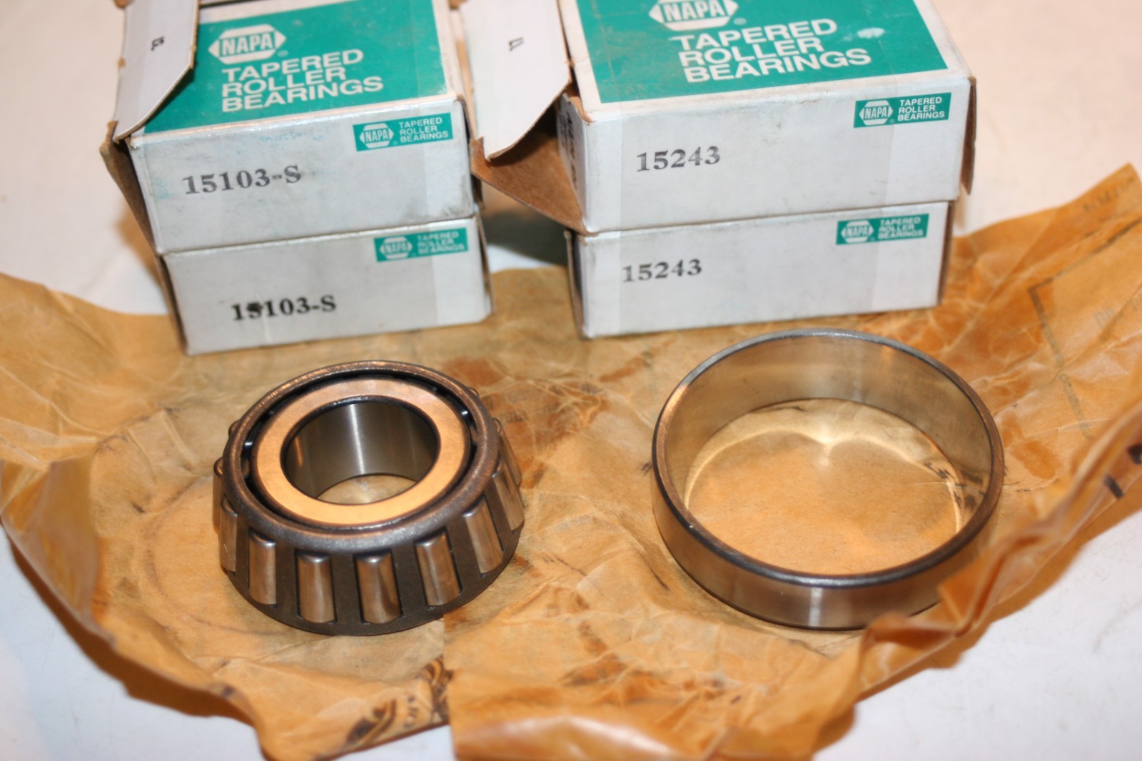 (Lot 2 Sets) Timken (15103-S/15243) Bearings and Cups