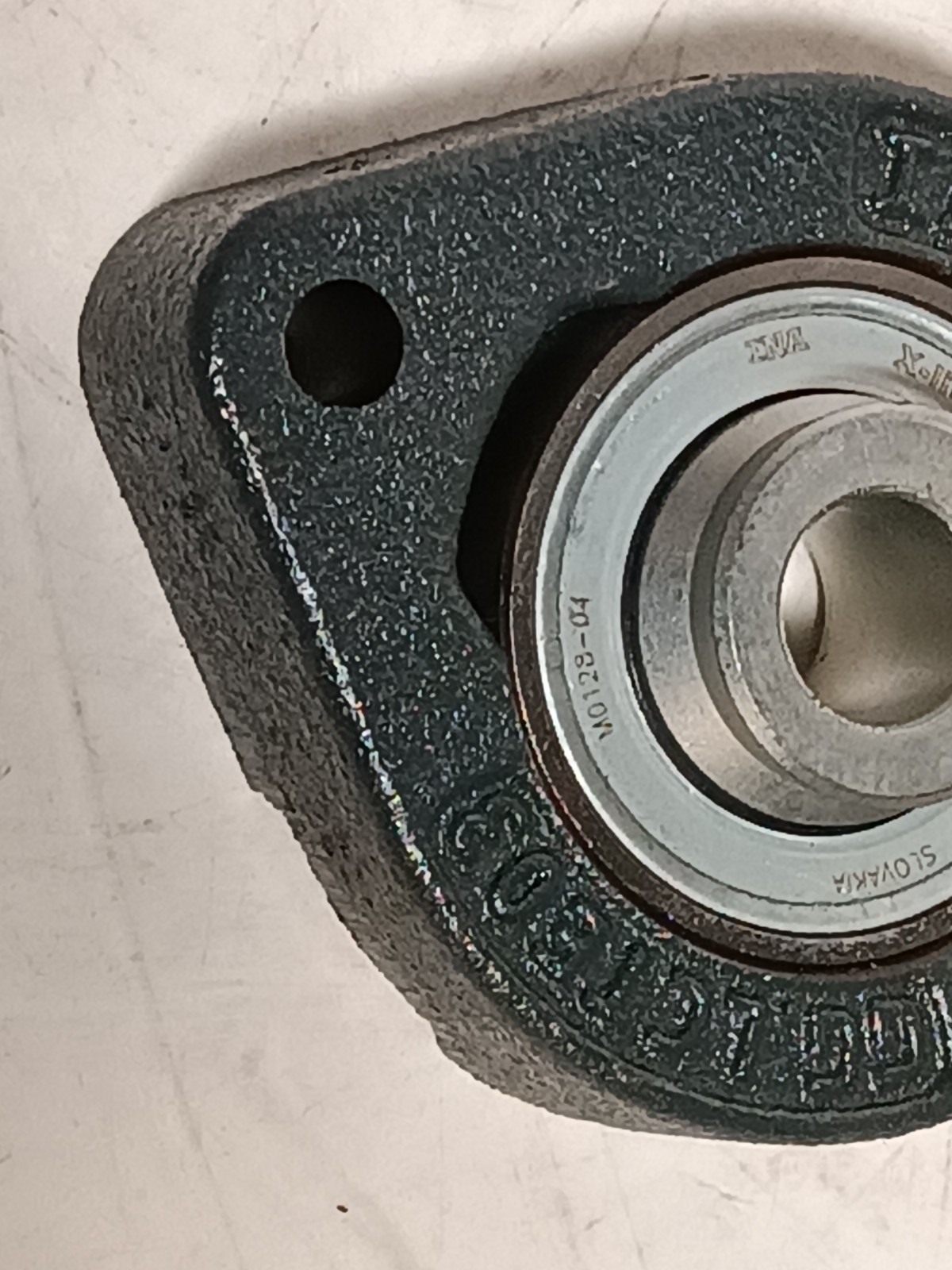 INA GLCTE12 Two-bolt Flanged Bearing, Bore: 12mm, Oval Cast Iron Housing