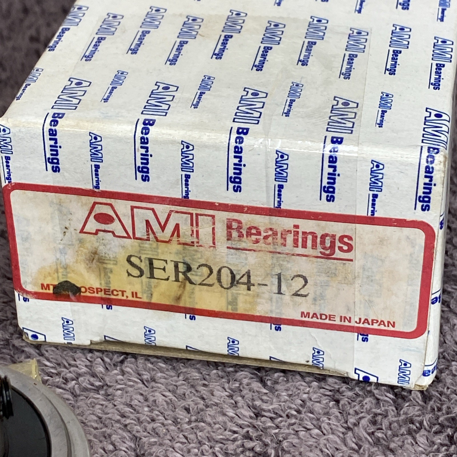 AMI SER204-12 Ball Insert Bearing 3/4″ ID Set Screw Locking