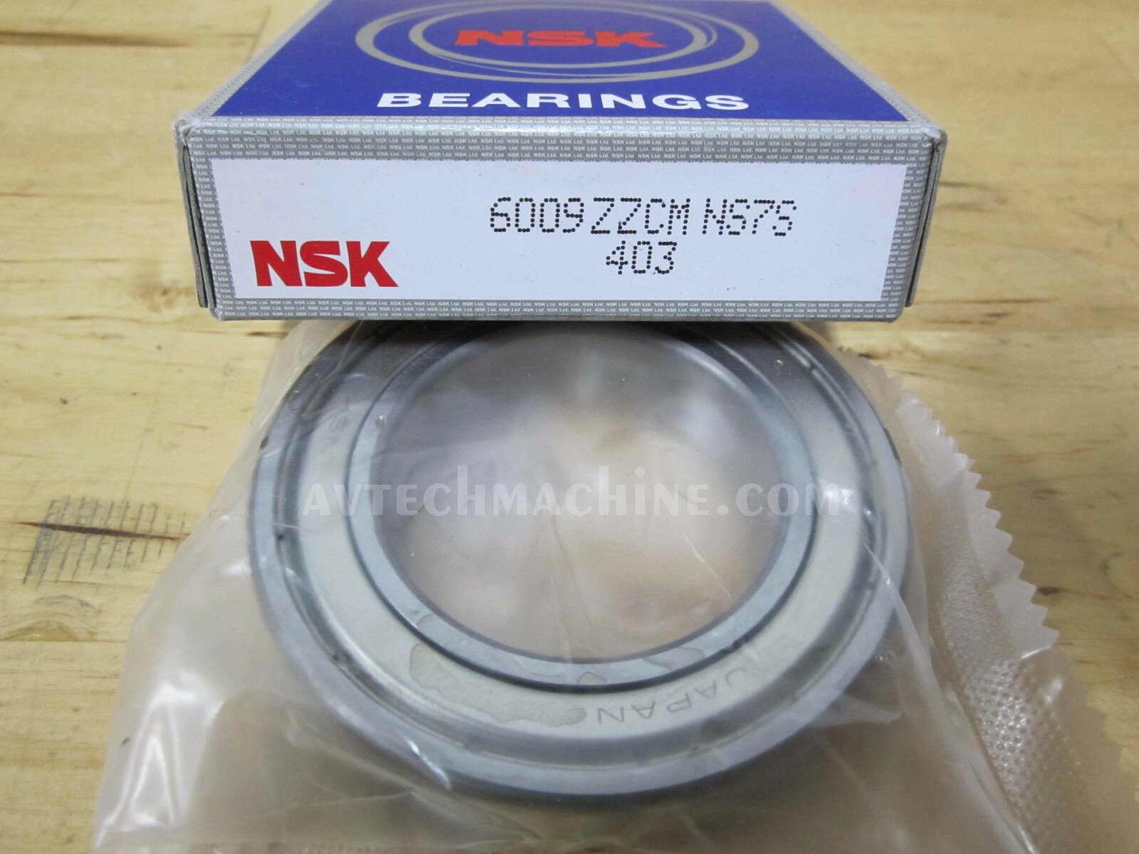 6009ZZ NSK Deep Groove Ball Bearing 45x75x16mm