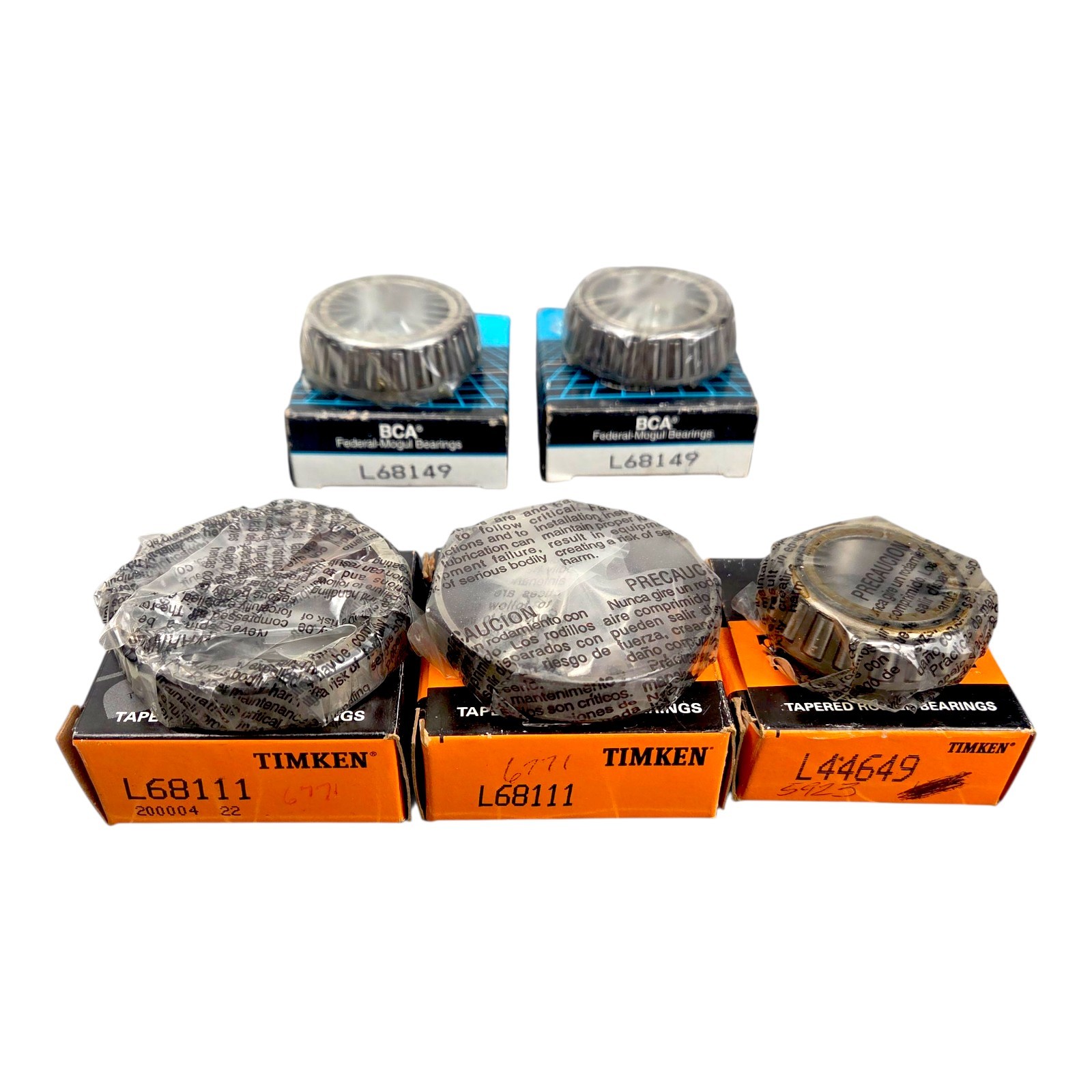 Lot of 5 Timken and Federal Mogul Roller Bearings NIB READ