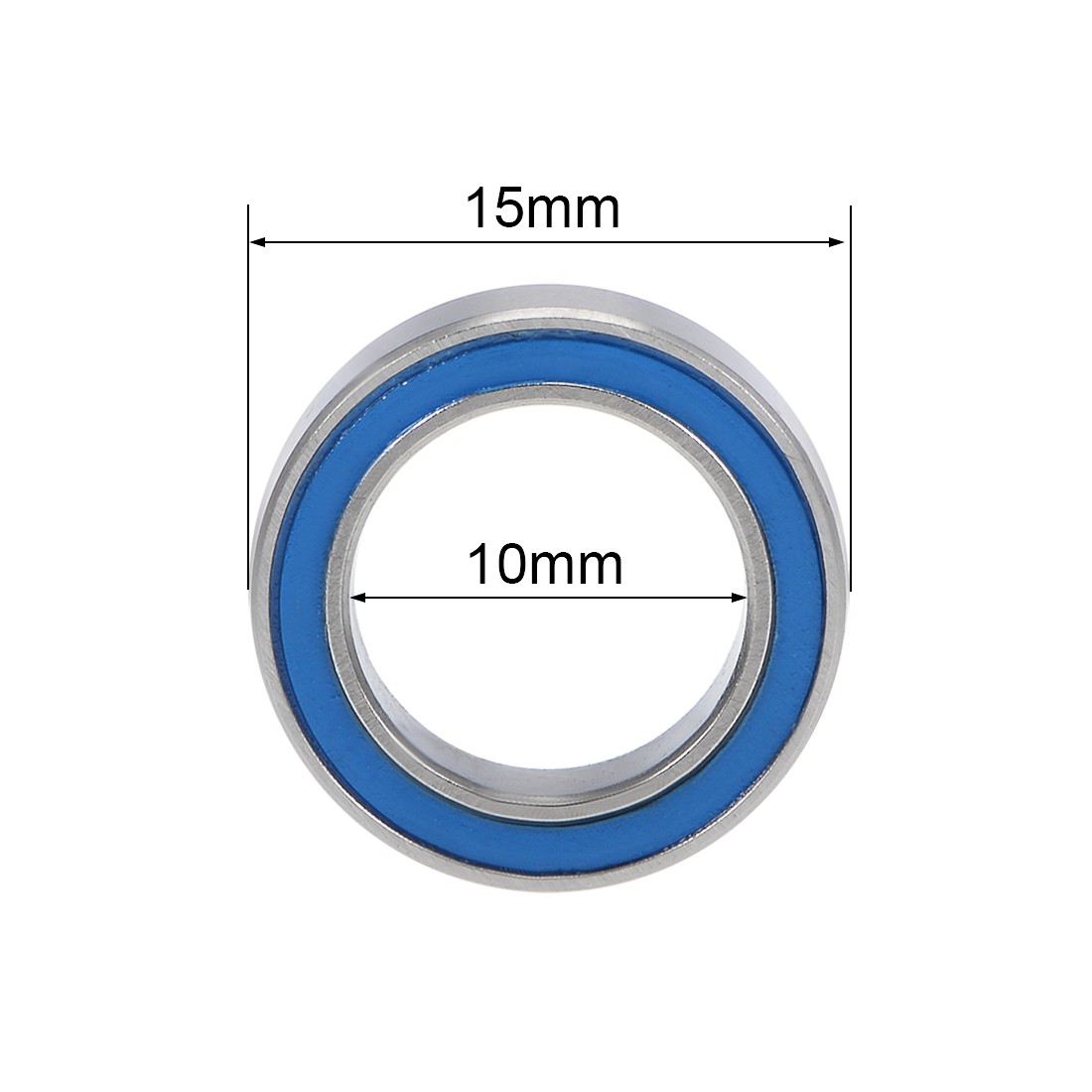 6700-2RS Deep Groove Ball Bearings Z2 10mmx15mmx4mm Blue 10pcs