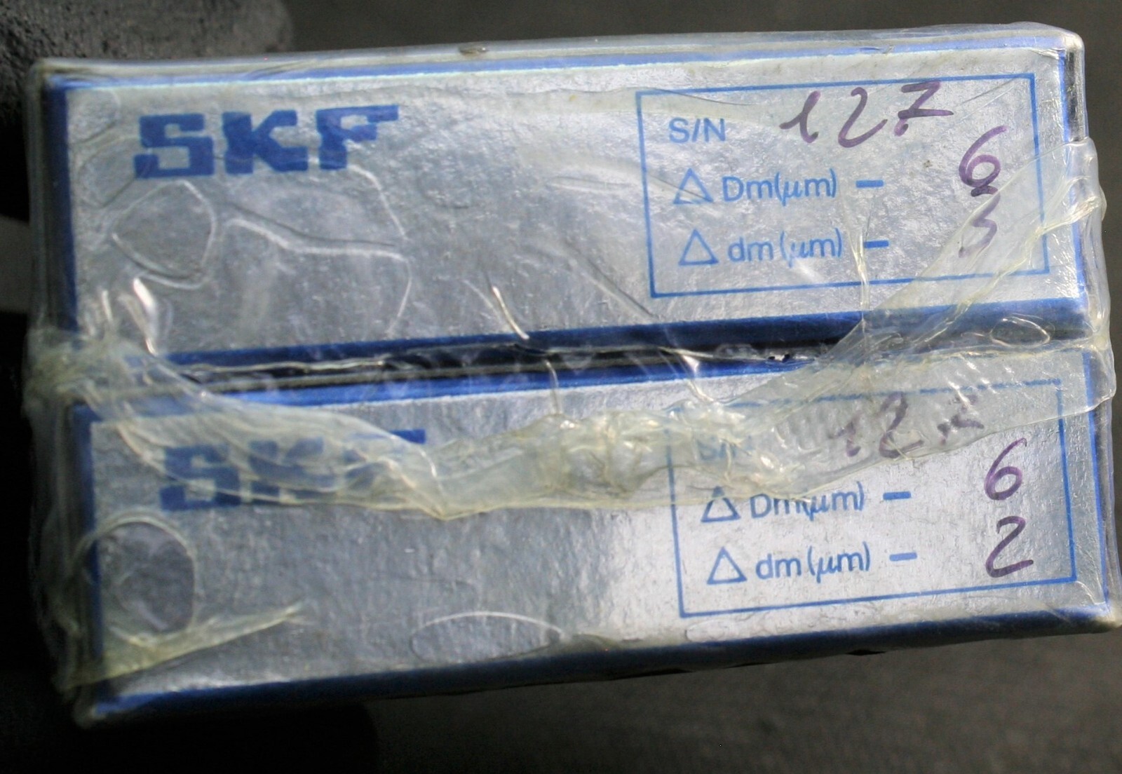 Two (2) SKF 7008 ACD/P4 ADGA Angular Contact Bearings 40 MM ID Set 1 127 NEW