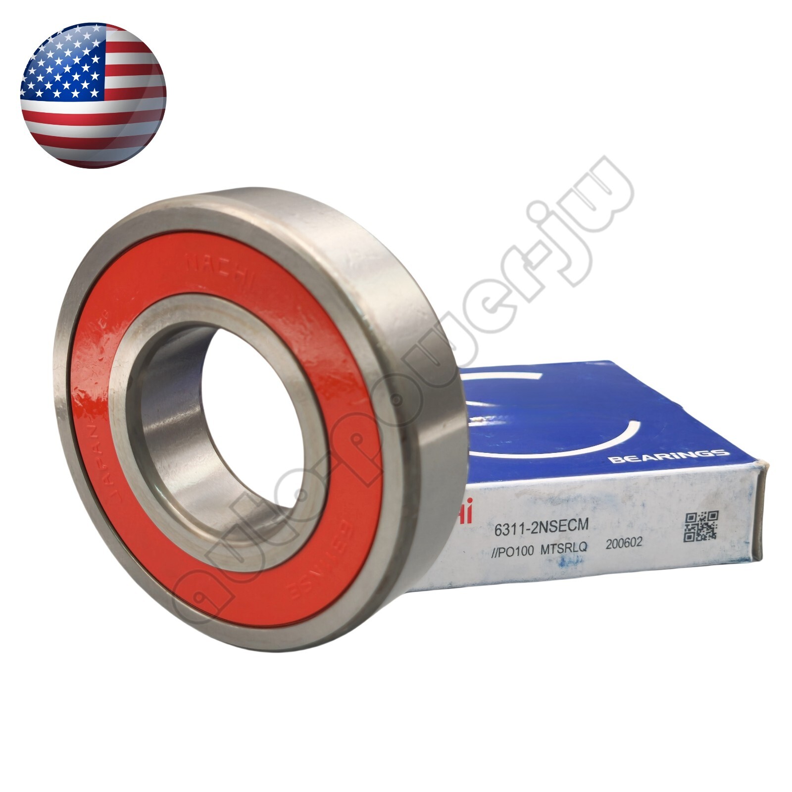 For NACHI 6311 2NSE C3 DEEP GROOVE BALL BEARING, RUBBER SEALED 55x120x29mm