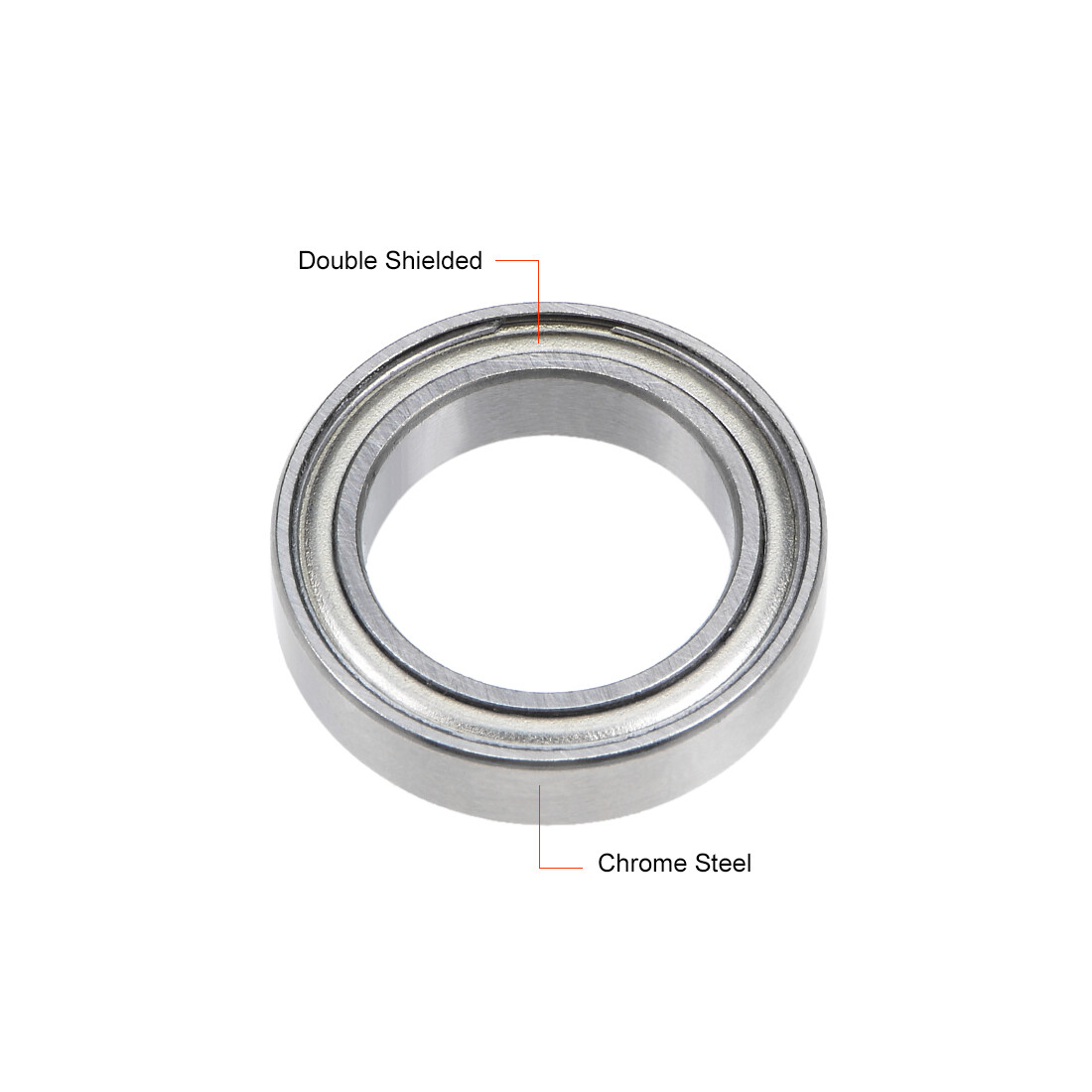 6701Zz deep ball bearing 12x18x4mm double shielding bearings 2pcs