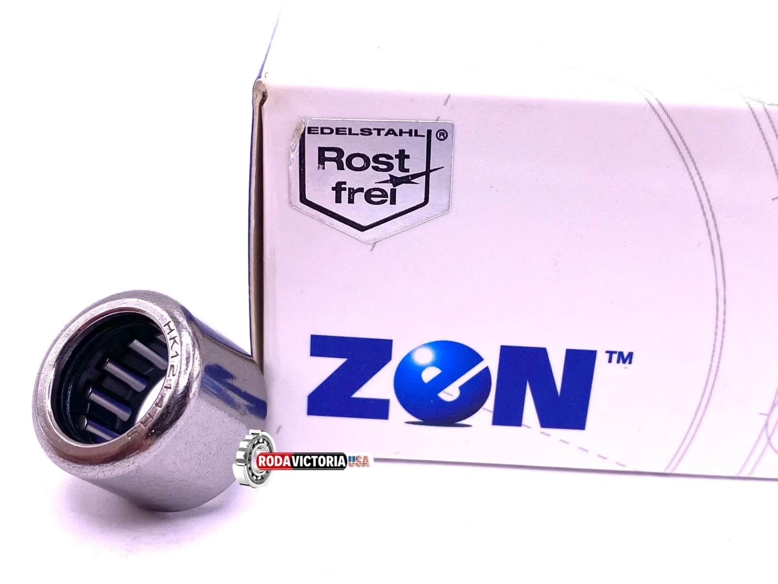 ZEN HK1214 RS Drawn Cup Needle Roller Bearing 12x18x14 mm
