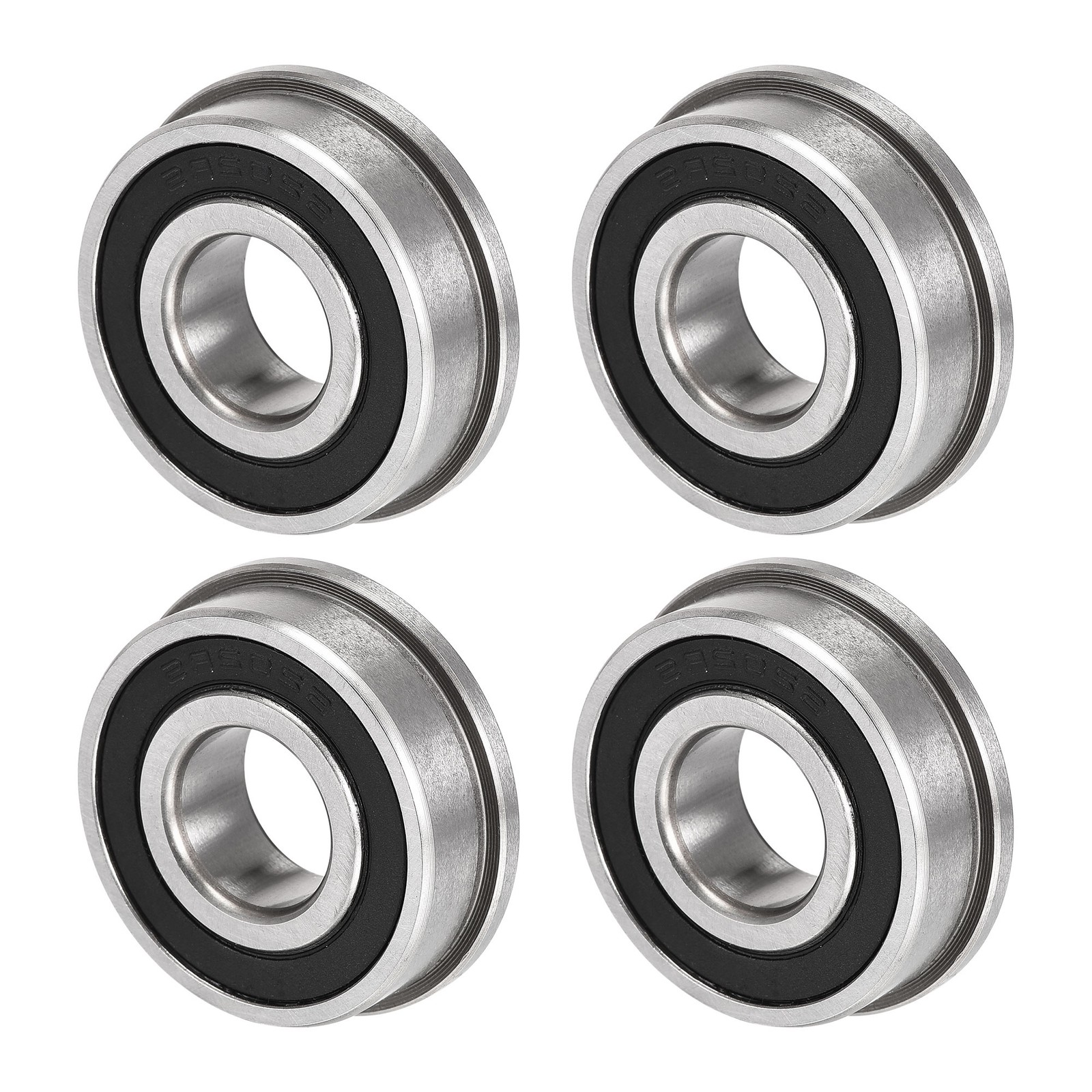 4pcs 15x35x11mm Flanged Ball Bearing for Industrial Equipment F6202-2RS
