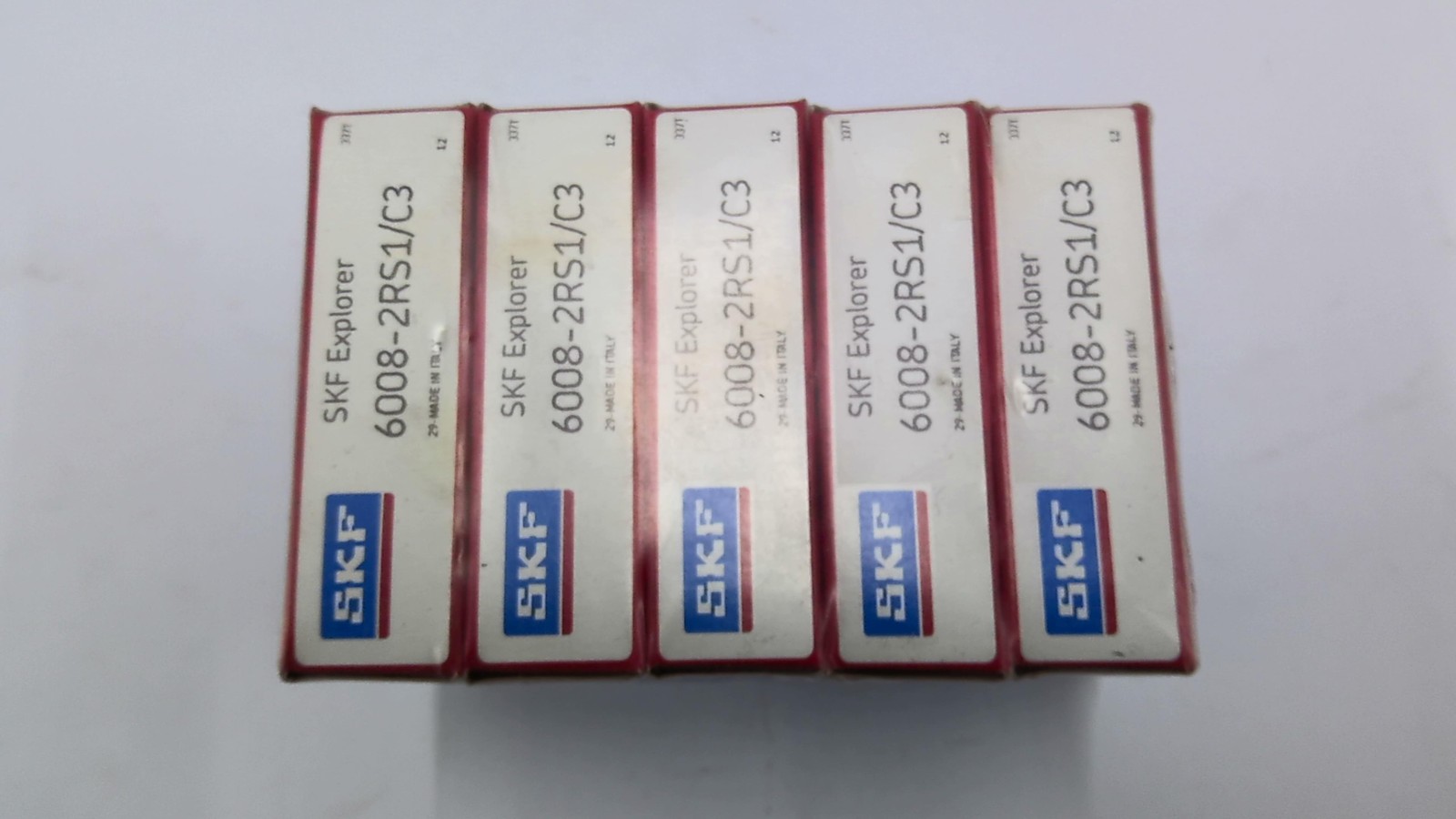 SKF 6008-2RS1/C3 Deep Groove Ball Bearing Lot Of 5