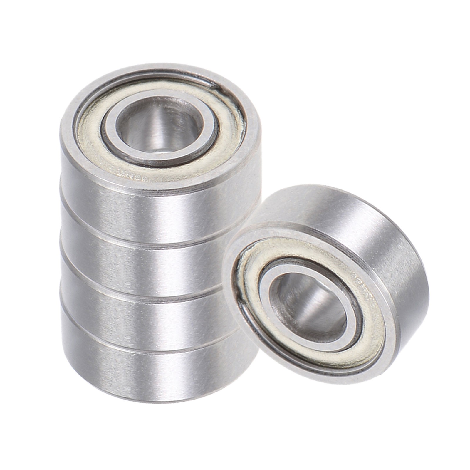 5pcs Deep Groove Ball Bearings 3mm x 8mm x 3mm Chrome Steel Balls Double Shield