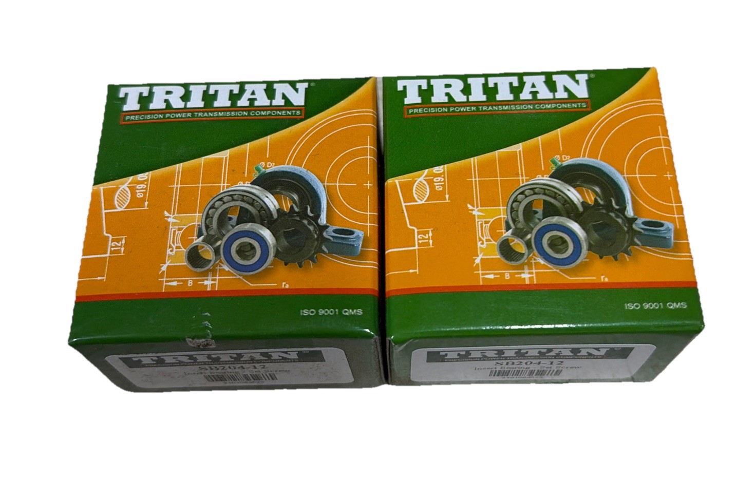 TRITAN SB204-12 Insert Bearing 3/4″ Bore (2 PACK)