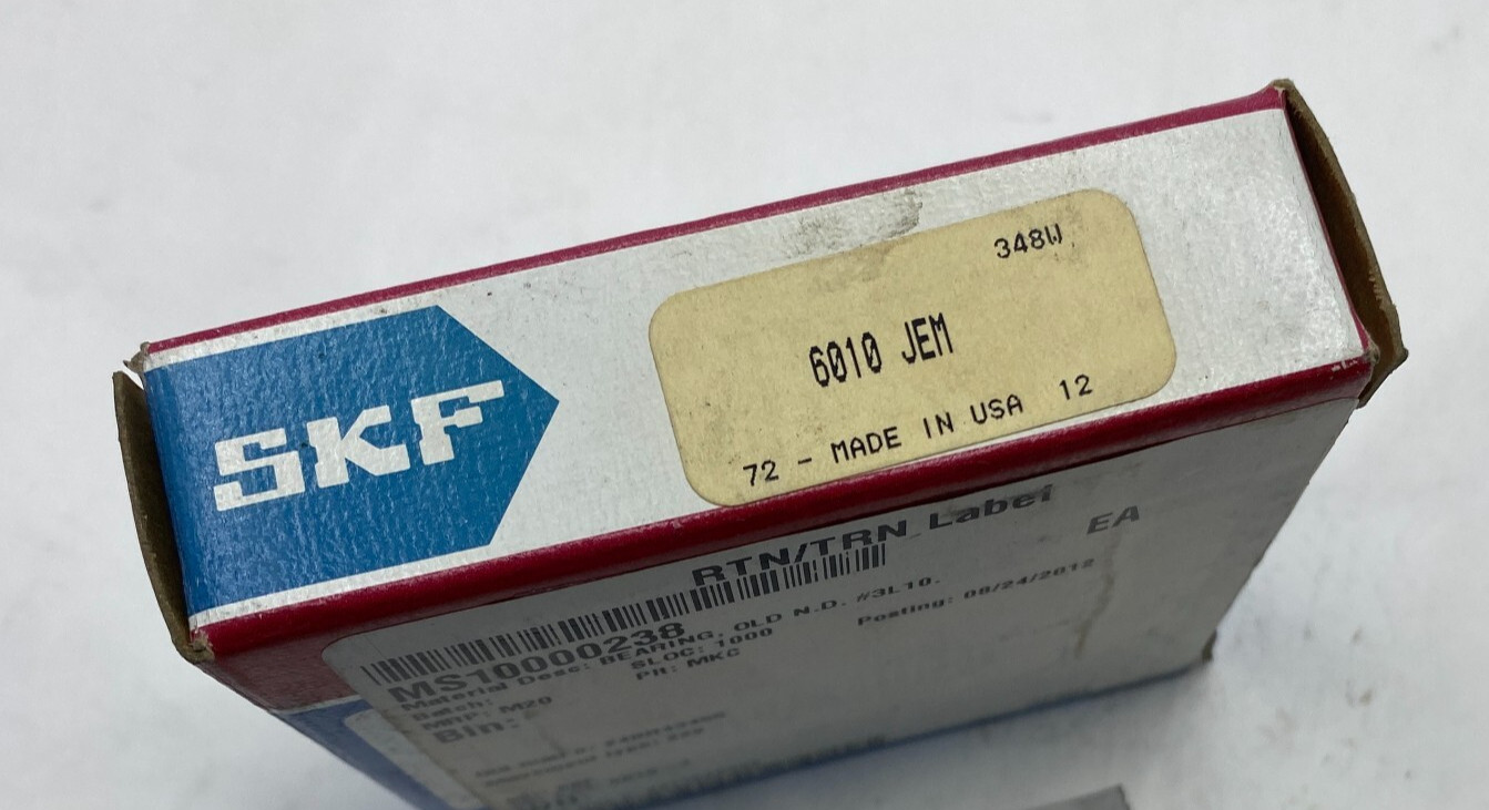 SKF Explorer 6010 JEM Ball Bearing – 50mm x 80mm x 16mm – High Performance ✅