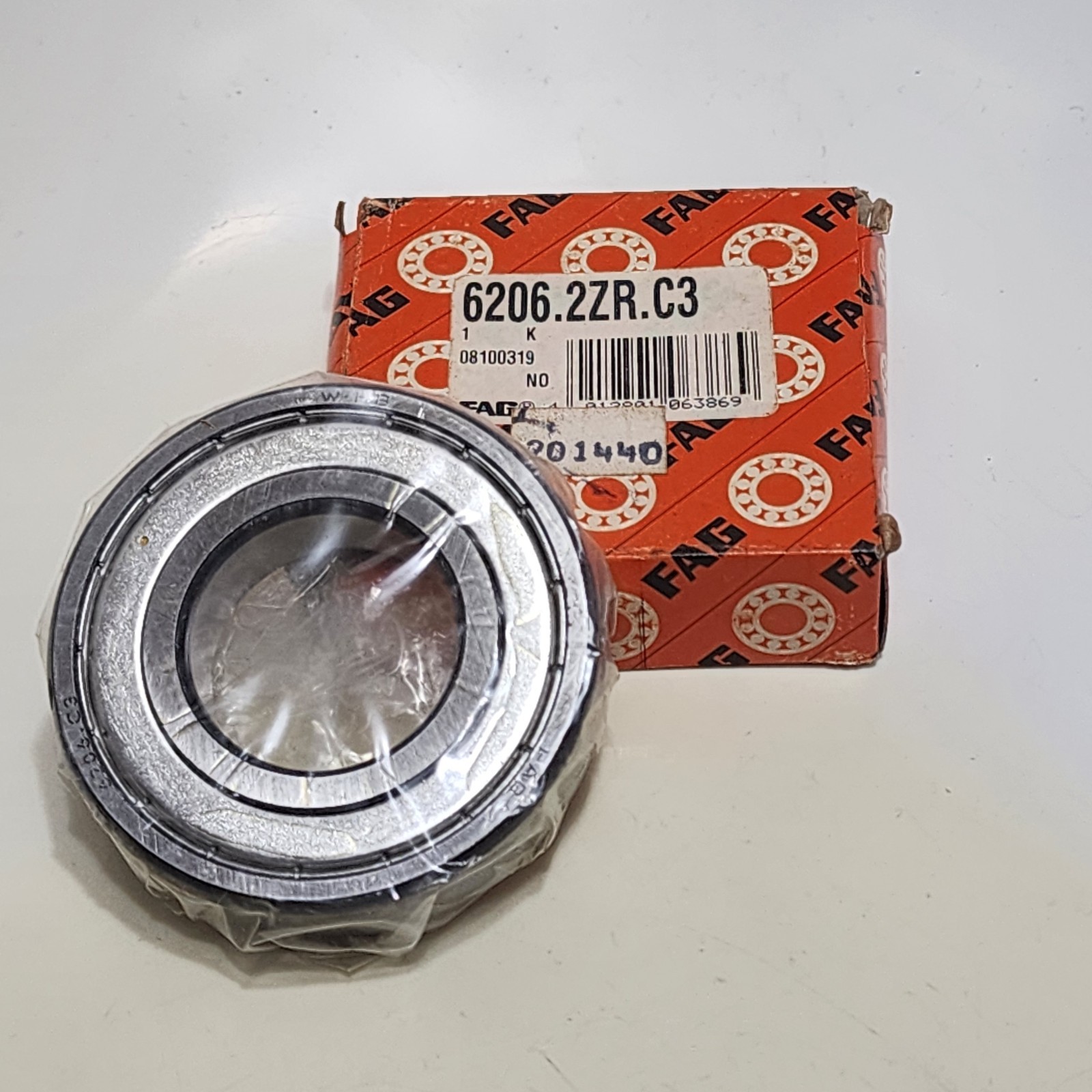 FAG 6206 2ZRC3 / 6206 2ZC3 6206 2ZJem 30x62x16 mm