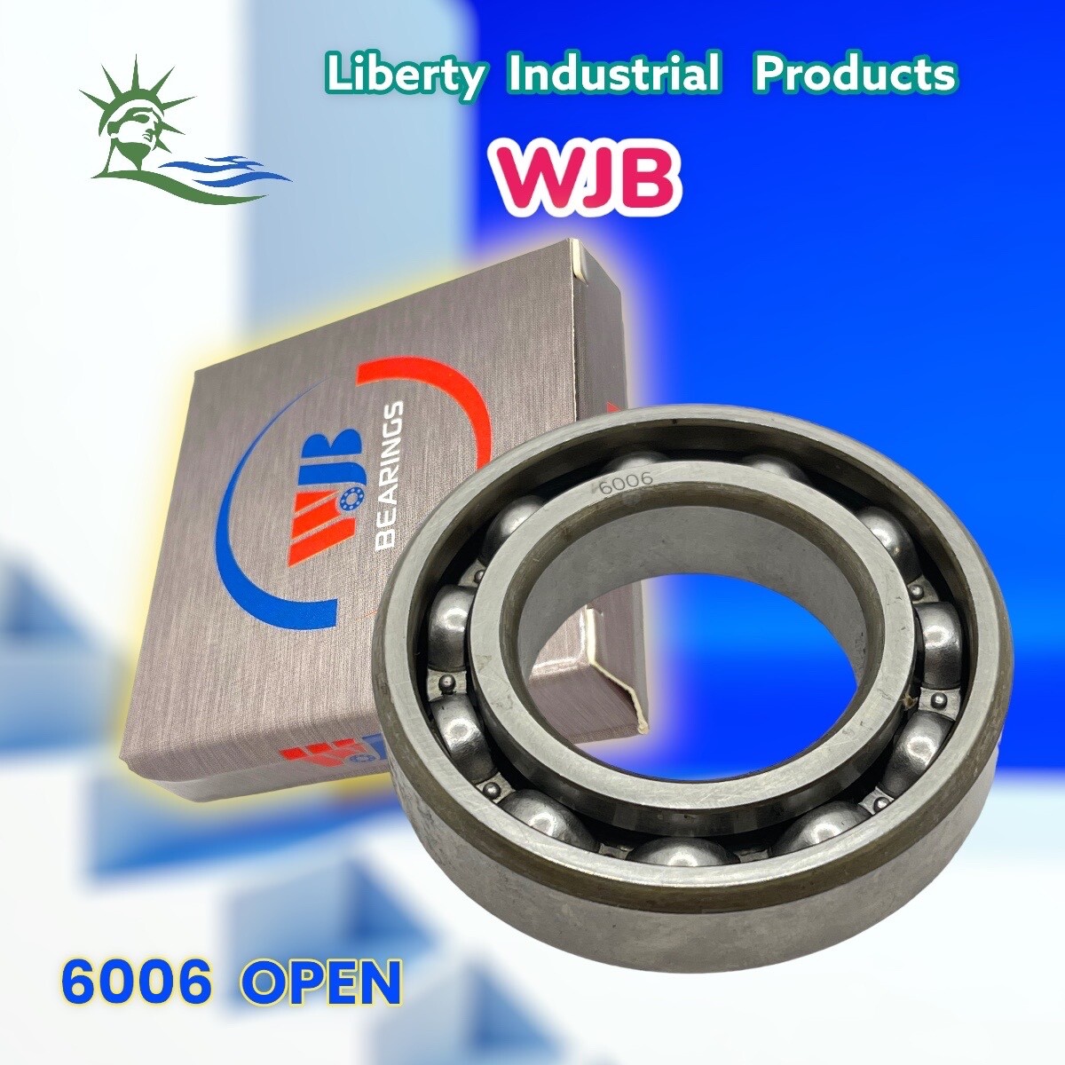 6006 WJB Radial Ball Bearing-Open (R34A6) By Premium Bearing Source