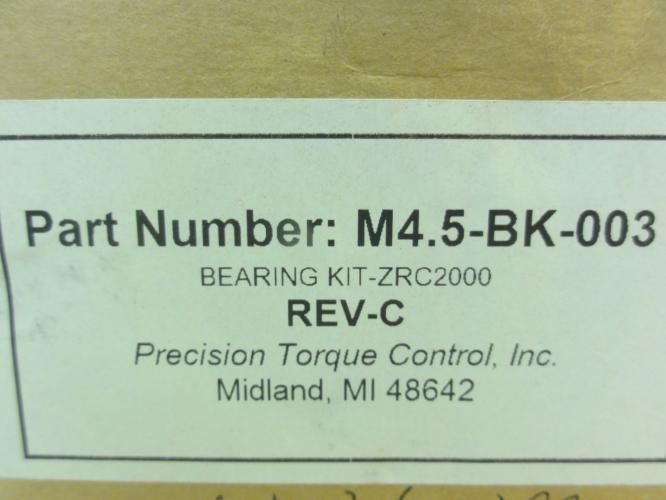 208937 New In Box; Precision Torque Control M4.5-BK-003 Bearing Kit