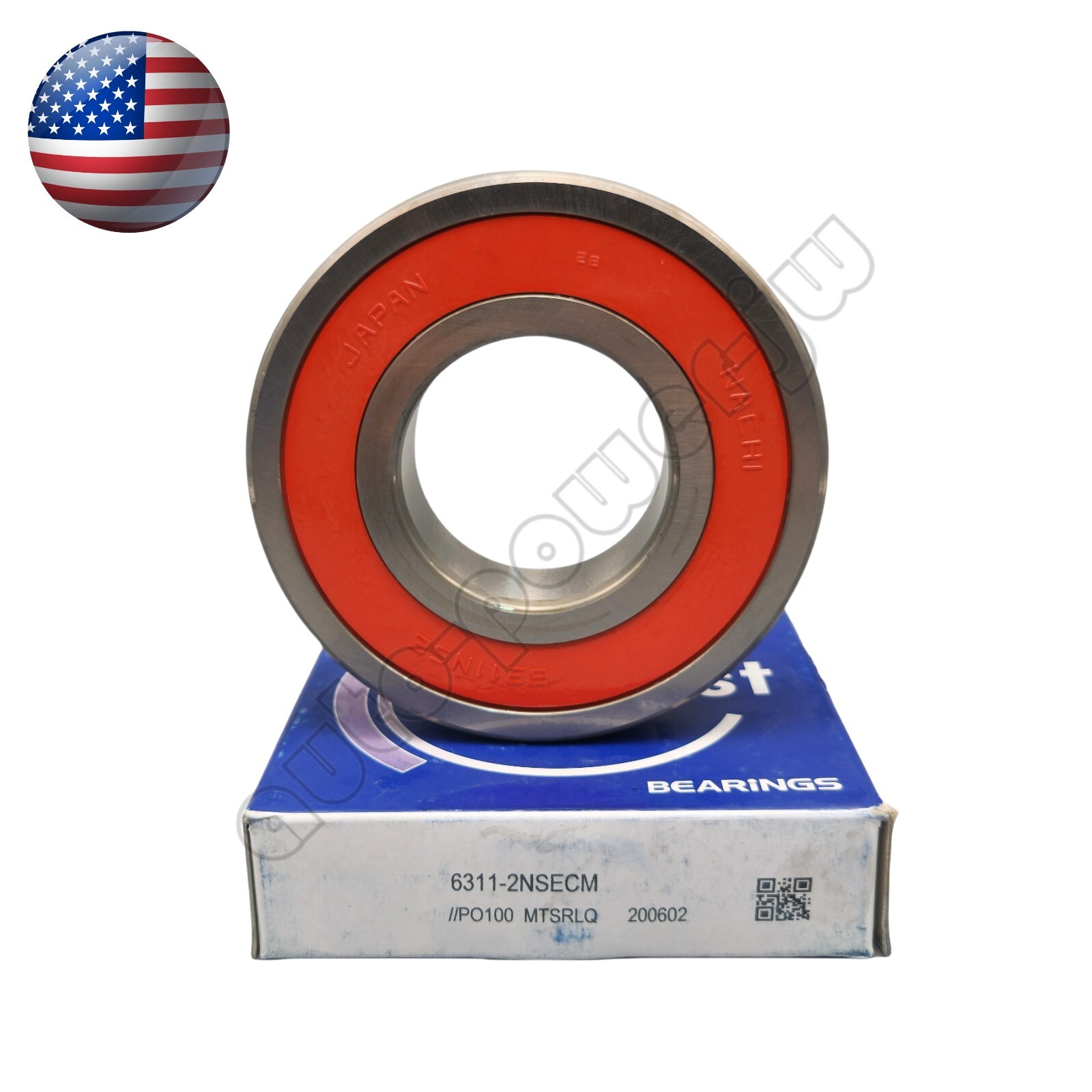 For NACHI 6311 2NSE C3 DEEP GROOVE BALL BEARING, RUBBER SEALED 55x120x29mm