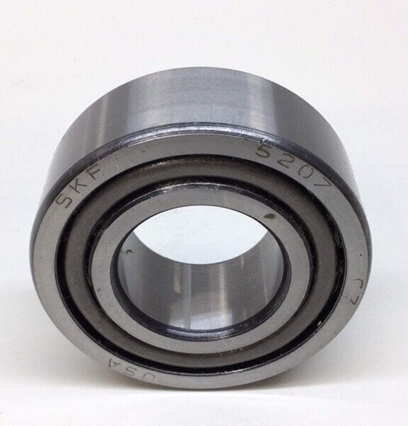 SKF 5207 C3 Angular Contact Ball Bearing Double Row 35mm ID X 72mm OD X 27mm W