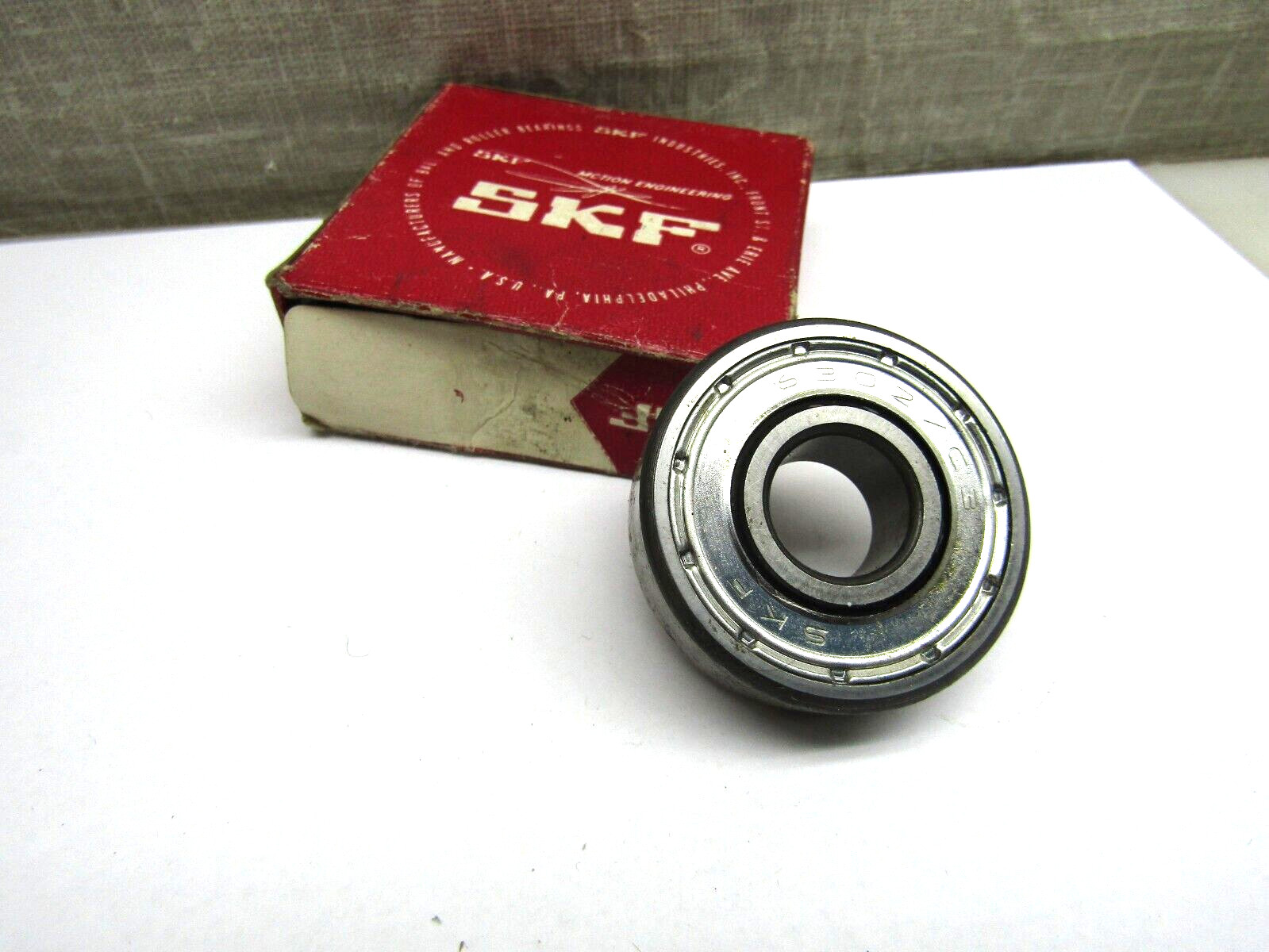 SKF 6302-Z JEM 15mm X 42mm X 13mm Bearing with 1 metal shield seal