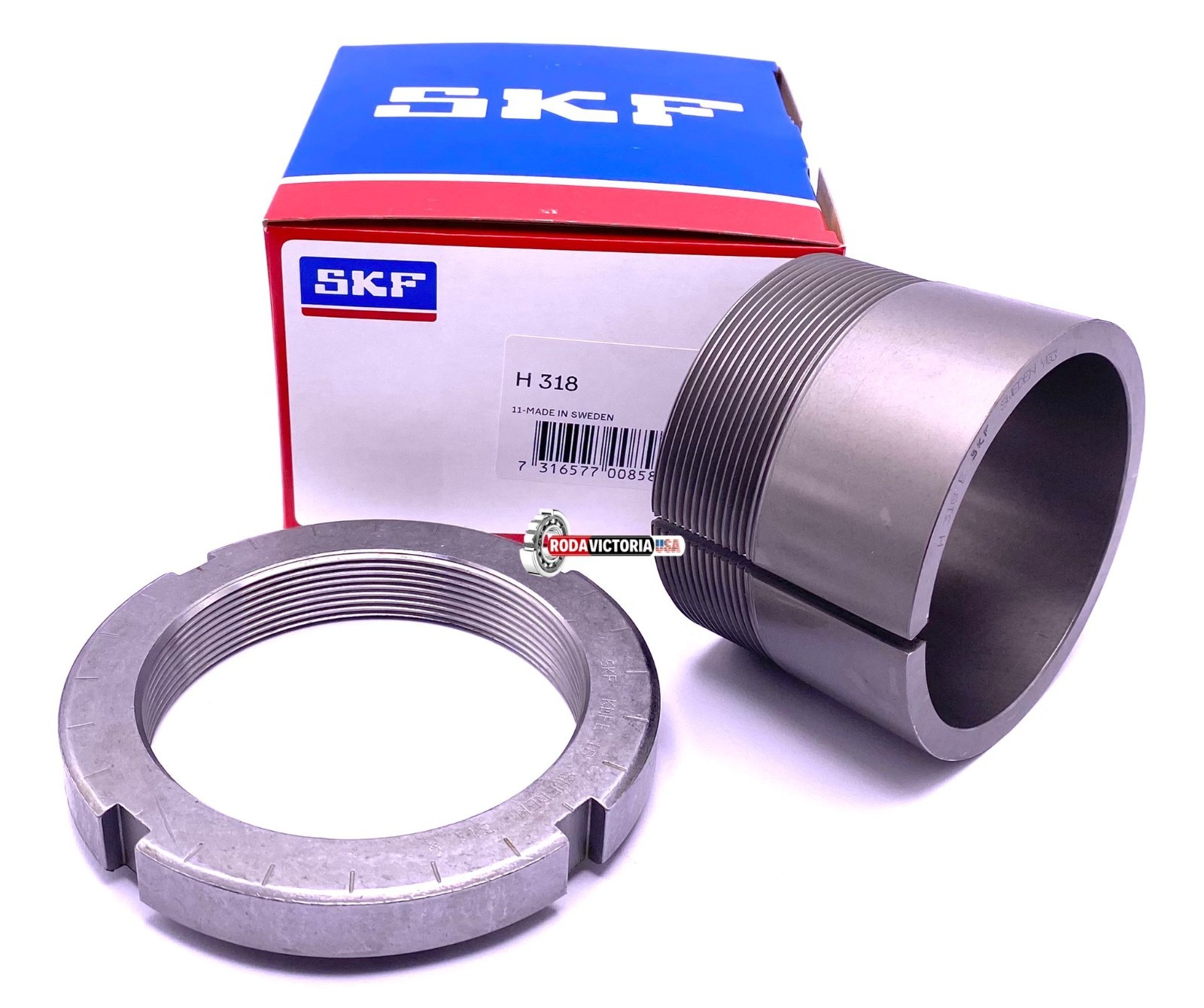 SKF H318E Adapter Sleeve for Bearings (Enhanced Version) 80x120x65 mm