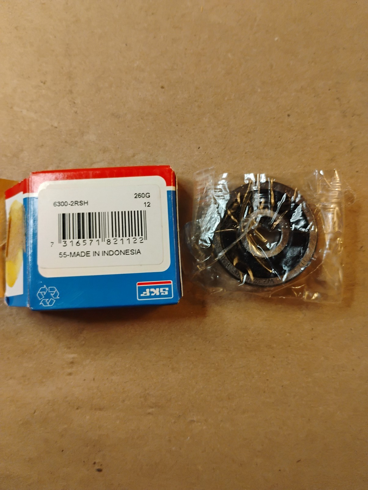 SKF 6300-2RSH Radial/ Deep Groove Ball Bearing 10mm ID x 35mm OD x 11mm W