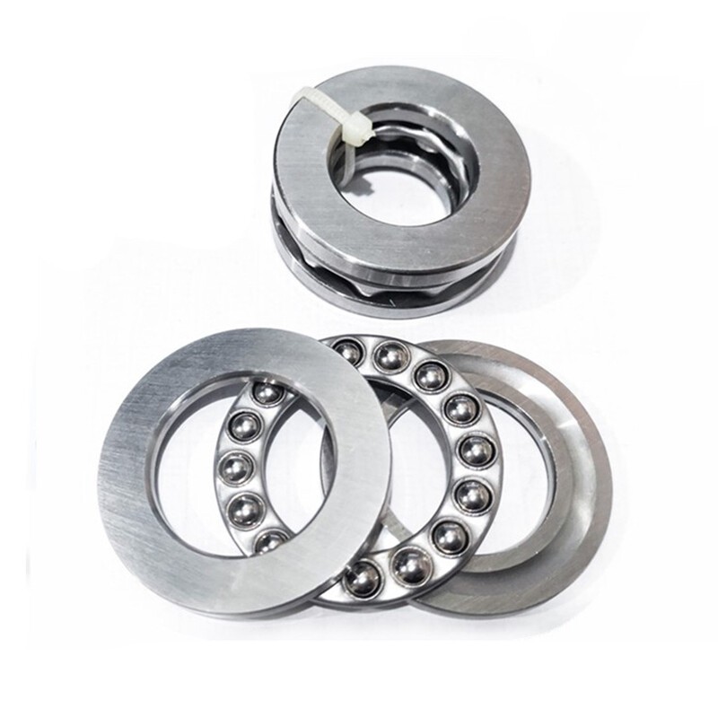 440 Stainless Steel Thrust Ball Bearing Three Parts Bearings S511 / S512 Series