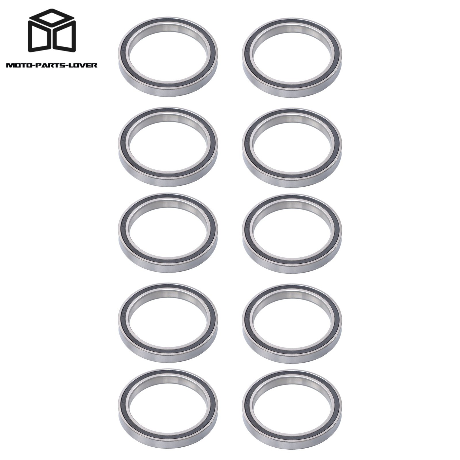 6809-2RS Rubber Sealed Ball Bearings 10pcs 45x58x7mm Set