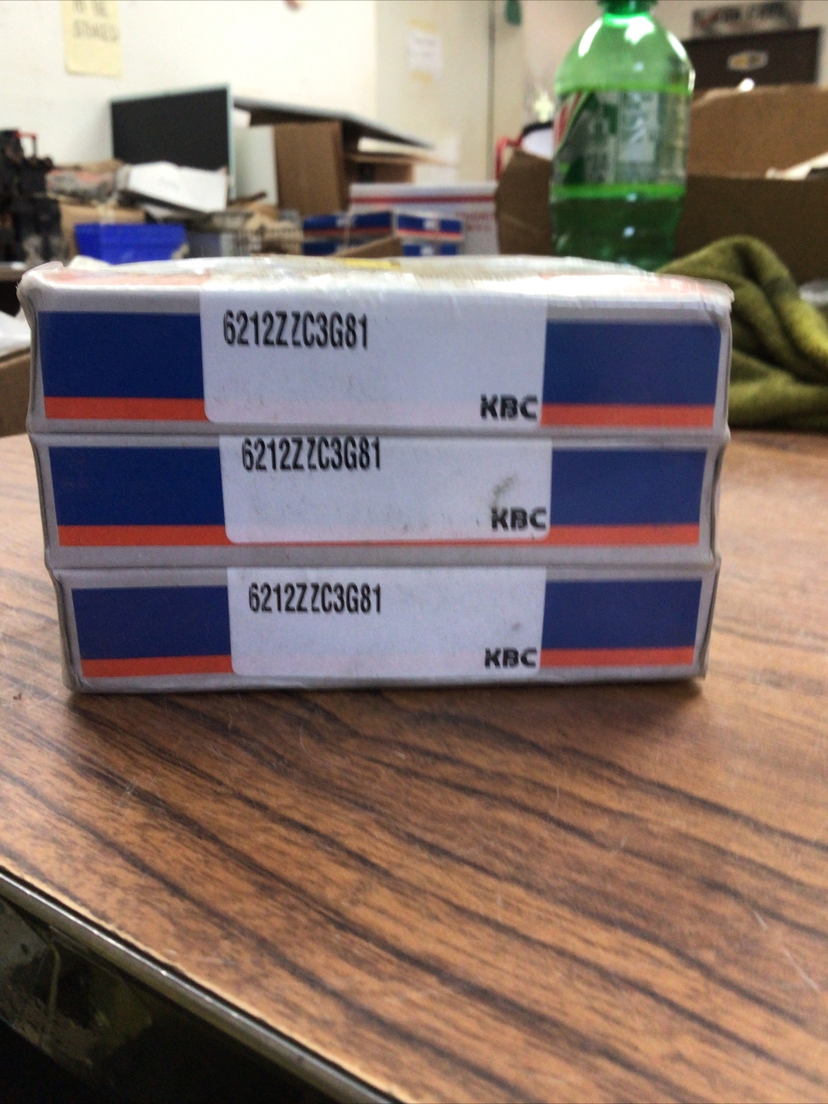 (3-PCS) KBC Radial Ball Bearings 6212ZZC3G81 (VR13)