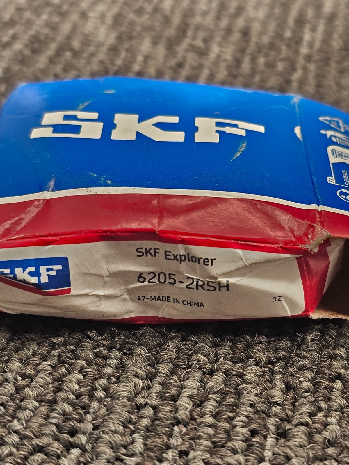 (QTY 2) SKF 6205-2RSH Deep Groove Ball Bearing 25mm x 52mm x 15mm