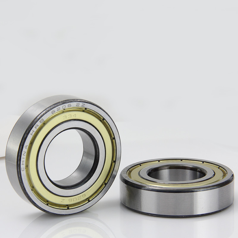 Deep Groove Ball Bearing ID 10mm-40mm Shielded Sealing Rubber / Iron 6000-6008ZZ