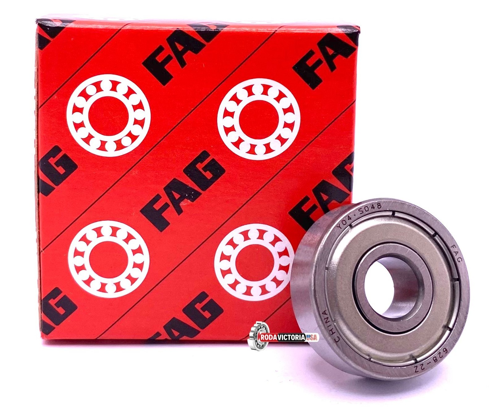 FAG 628 ZZ Deep Groove Ball bearing, Metal Shielded Both Sides 8x24x8 mm