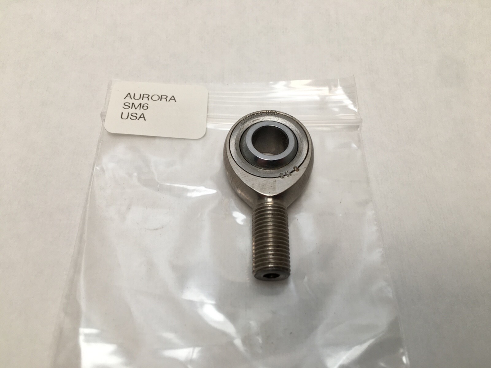 AURORA SM6 Male Rod End Bearing 3/8″ ID SM-6 (3/4-24 Thread) USA