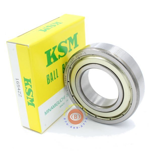 1654-ZZ Ball Bearing 1-1/4×2-1/2×5/8 Shielded 1654DS – KSM Japan