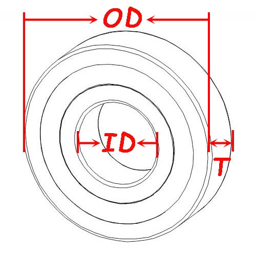 Deep Groove Ball Bearing 61900 ~ 61910 Metal Shielded Thin Wall Bearings