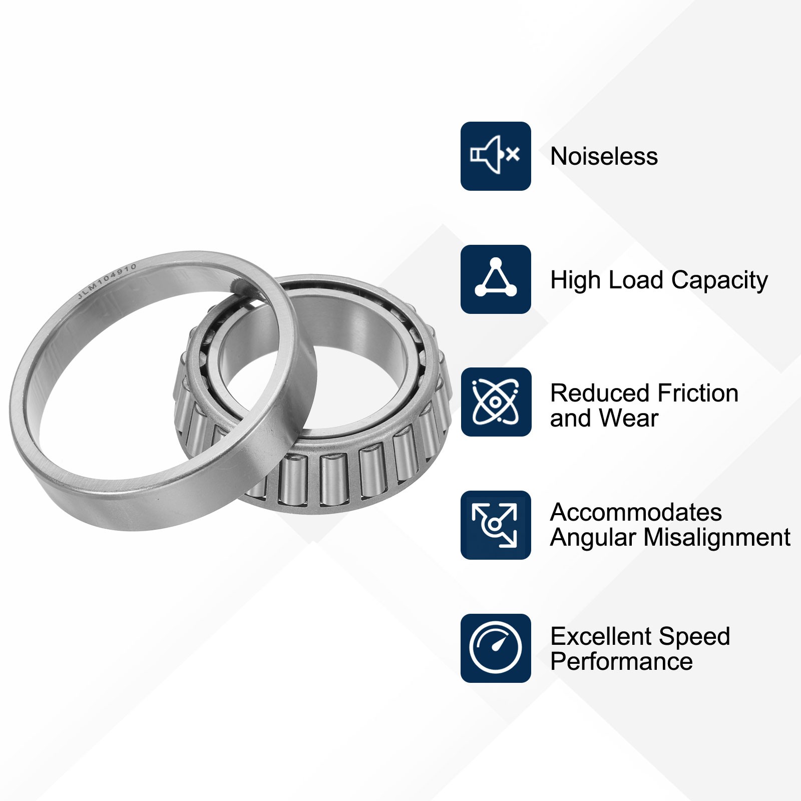 JLM104948/10 Tapered Roller Bearing Cone and Cup 1.95″ Bore x 3.23″OD P6