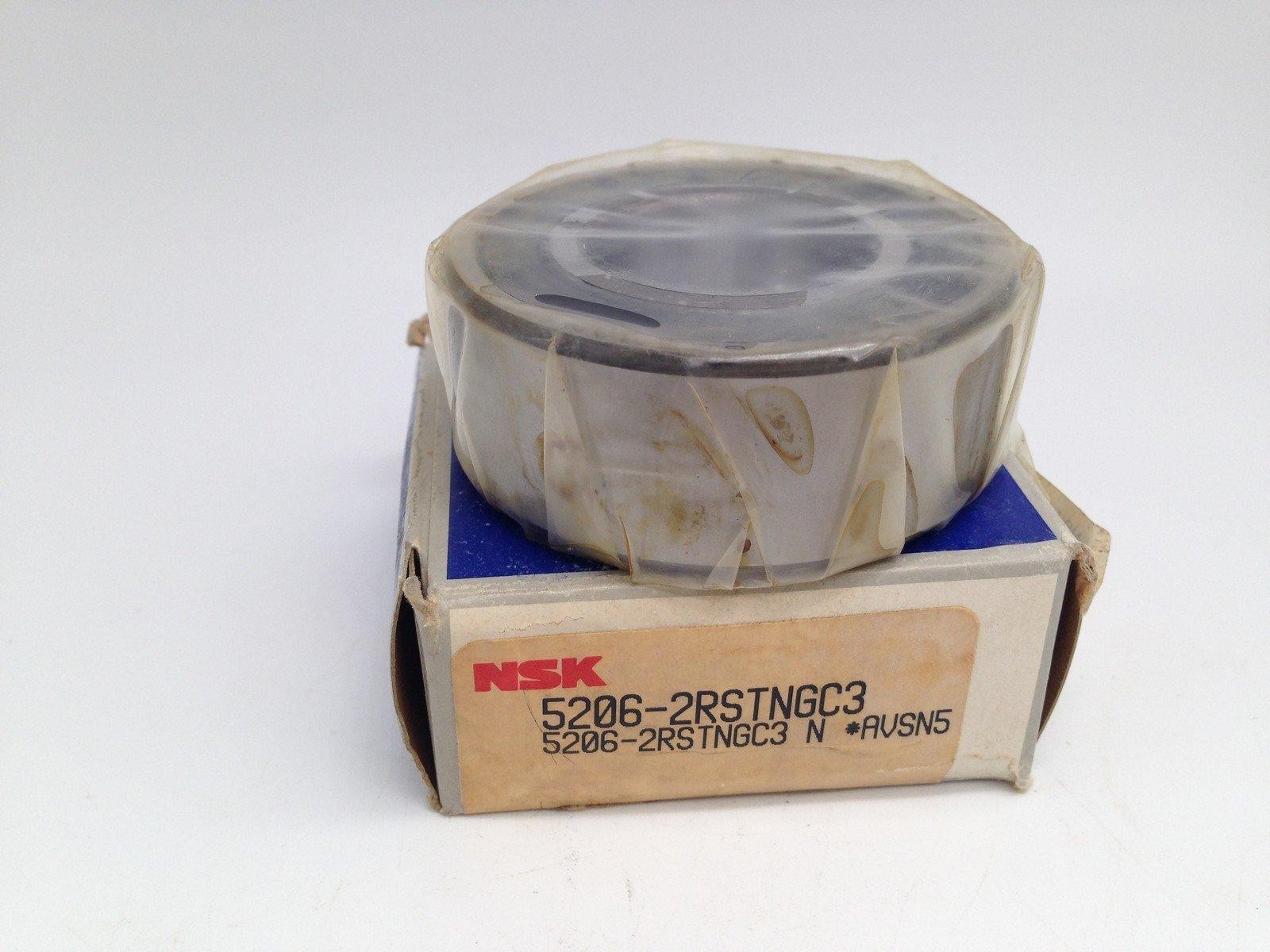 NSK 5206-2RSTNGC3 Double Row Angular Contact Bearing 70mm Bore Diameter