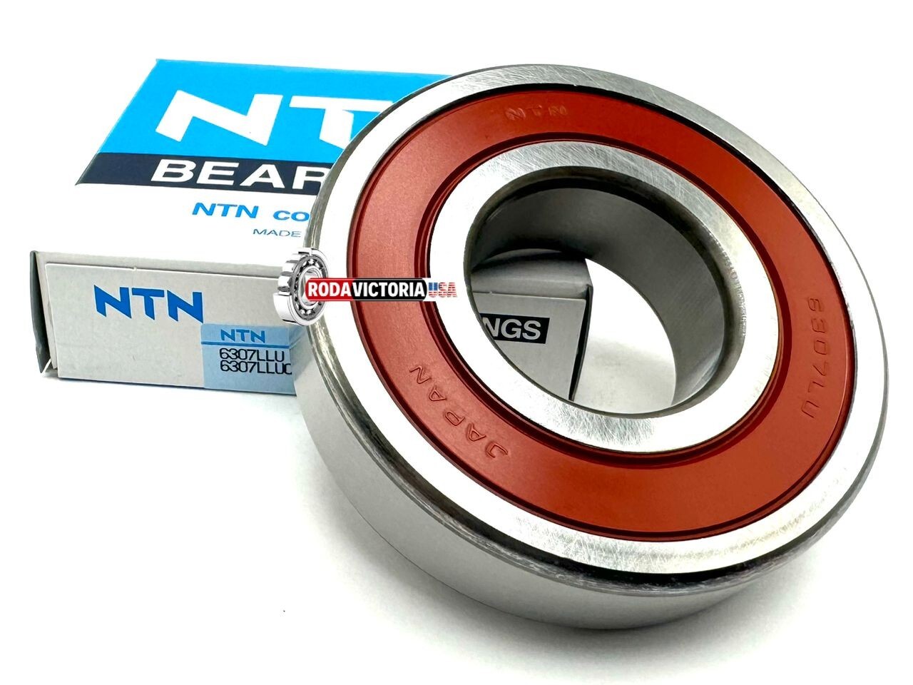 NTN 6307 LLU C3/5K DEEP GROOVE BALL BEARING, RUBBER SEALED 35x80x21 mm
