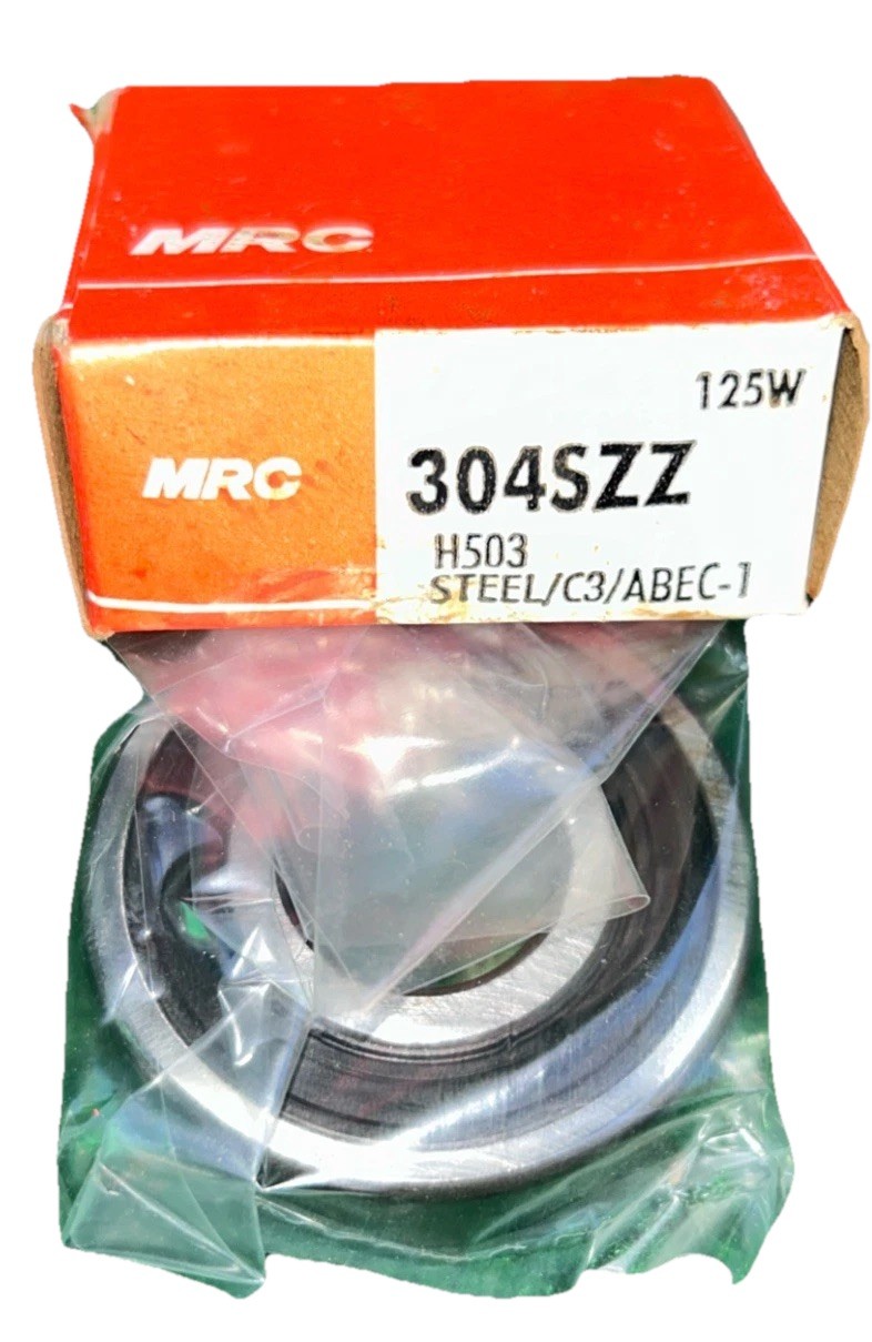 MRC Ball Bearing 304SZZ H503 125W Steel C3 Abec-1 New Surplus NOS