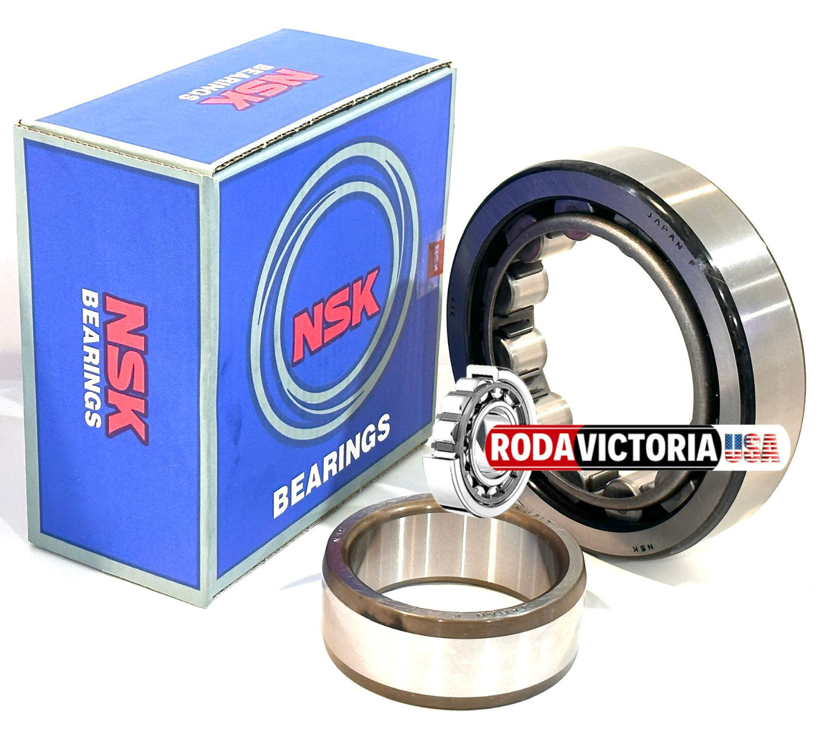 NSK JAPAN NU317W C3 Cylindrical Roller Bearing 85x180x41mm